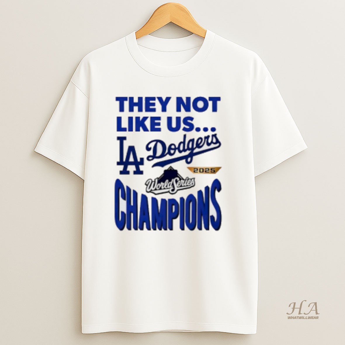 Official La Dodgers 2025 World Series Champions They Not Like Us T Shirt