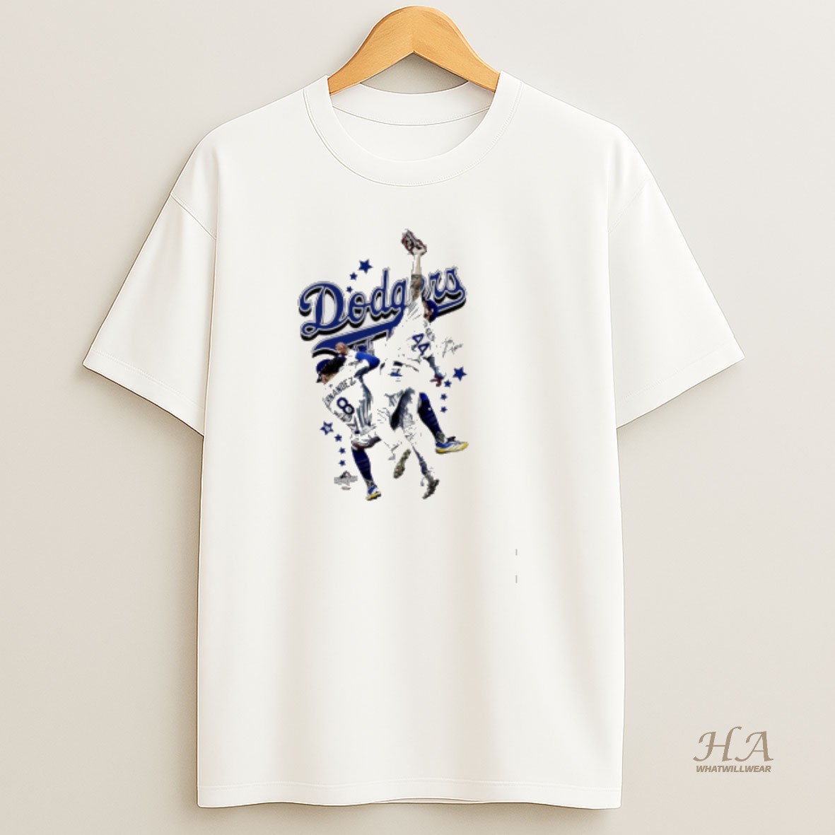 Official La Dodgers Andy Pages And Enrique Hernandez 2025 World Series Champs Signatures T Shirt