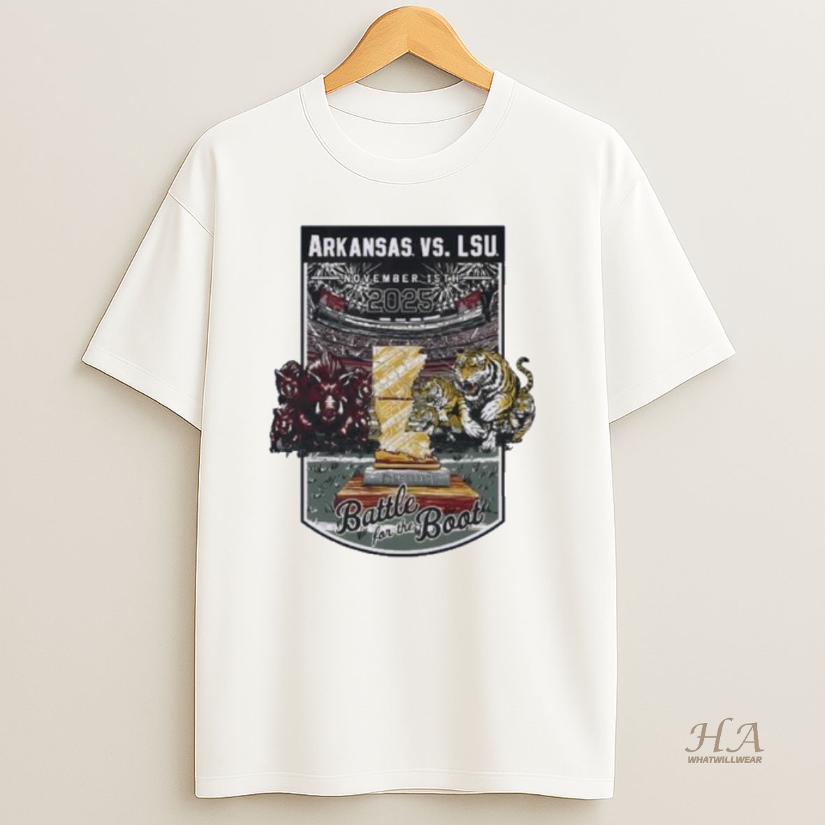Official Lsu Vs Arkansas 2025 Rivalry T Shirt