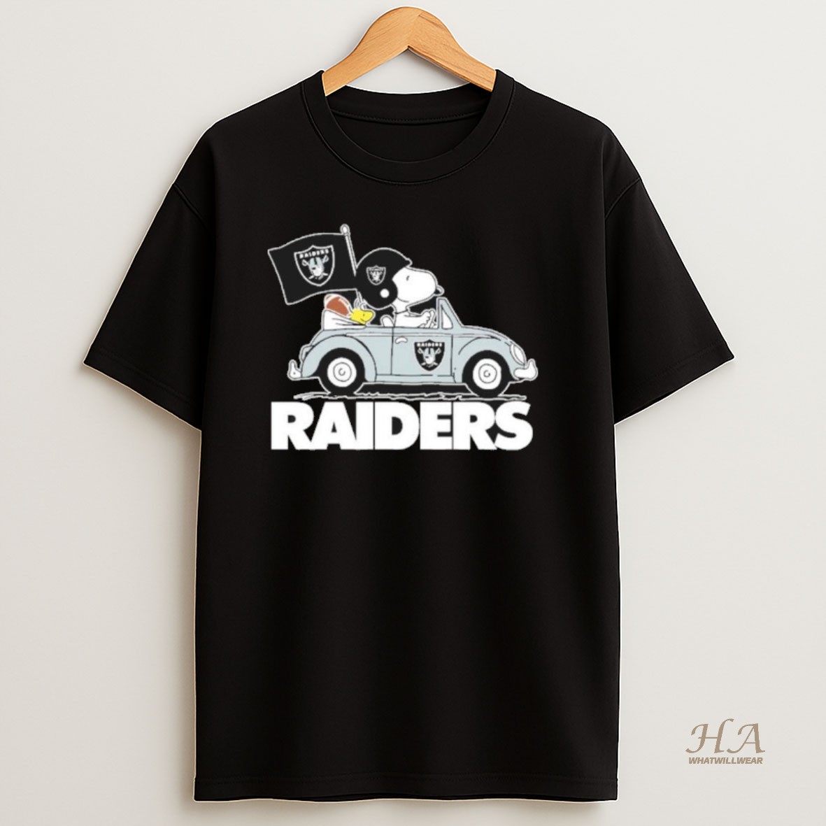 Official Las Vegas Raiders Football X Snoopy Drive Car T Shirt