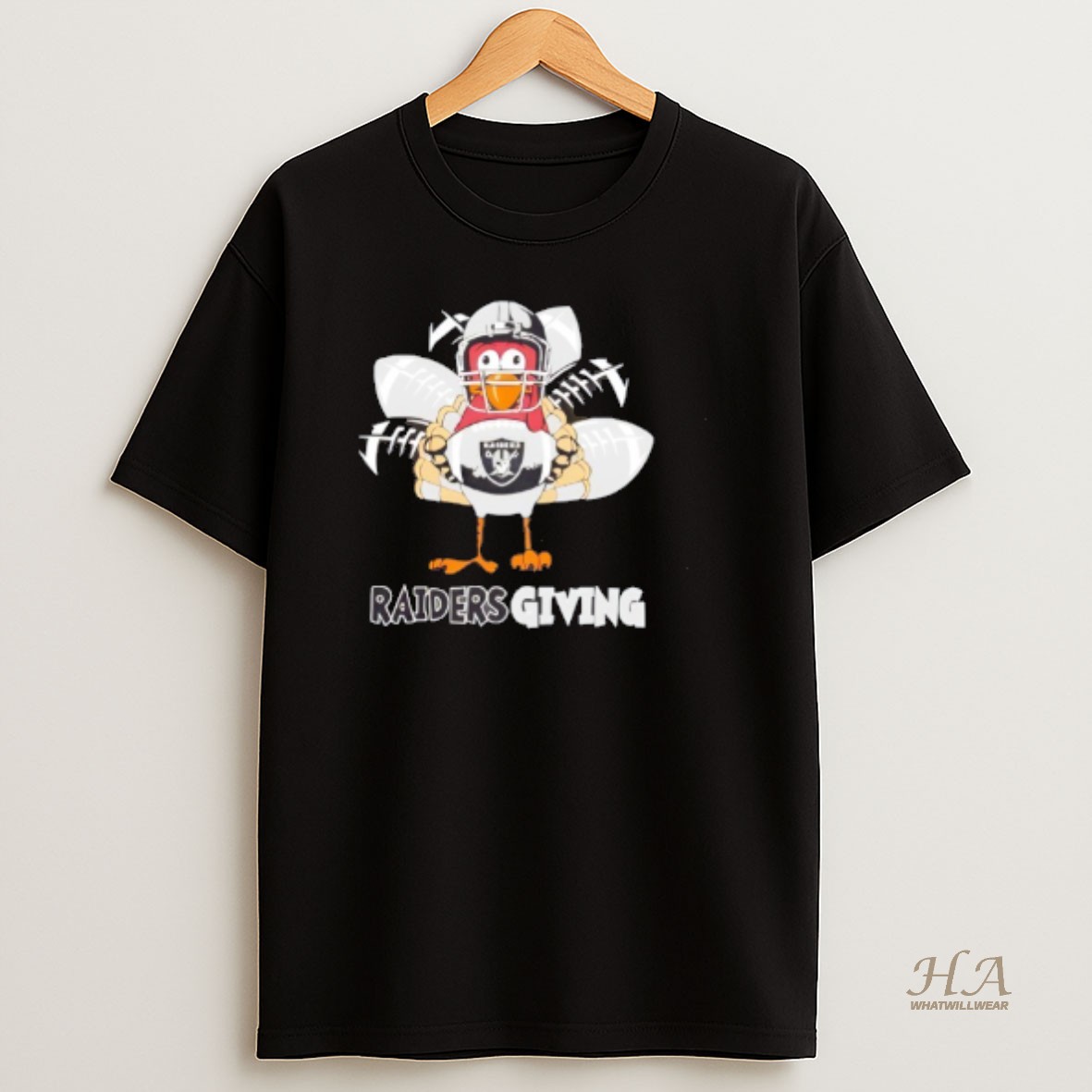 Official Las Vegas Raiders Thanksgiving Turkey T Shirt