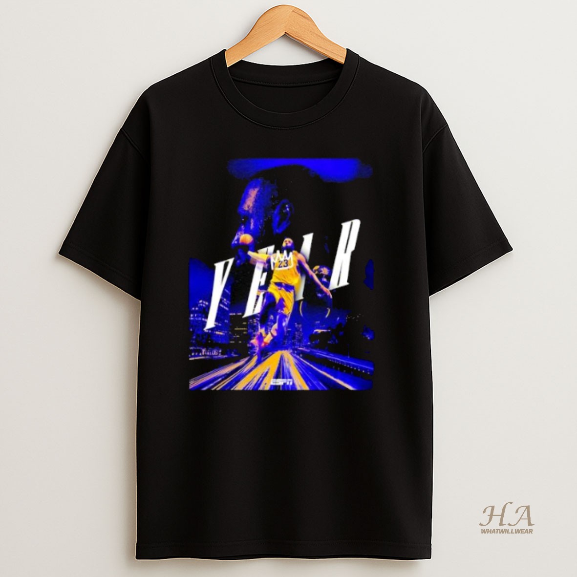 Official Lebron James Yeir Los Angeles Lakers Return Of The King T Shirt
