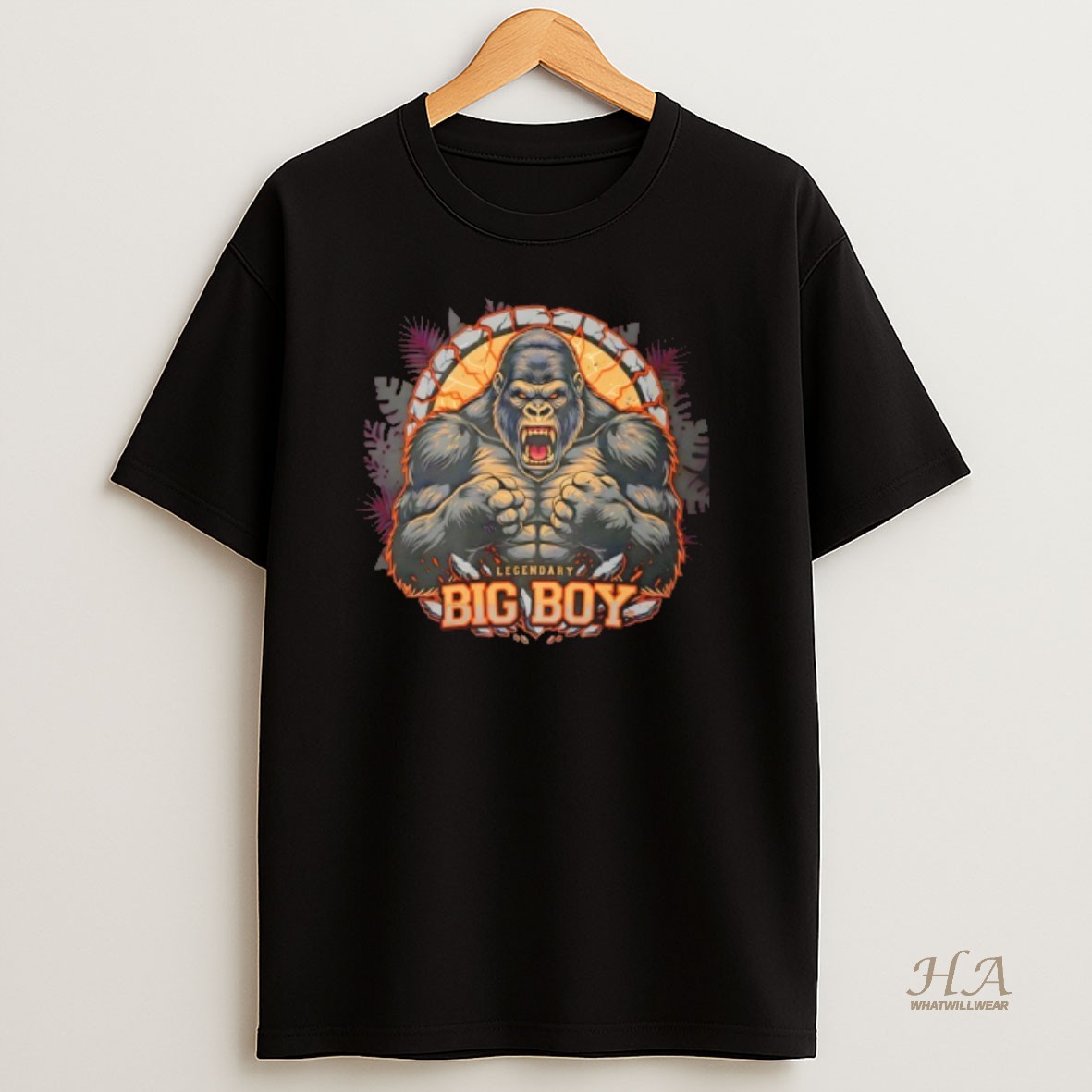 Official Legendary Big Boy Gorilla Power T Shirt