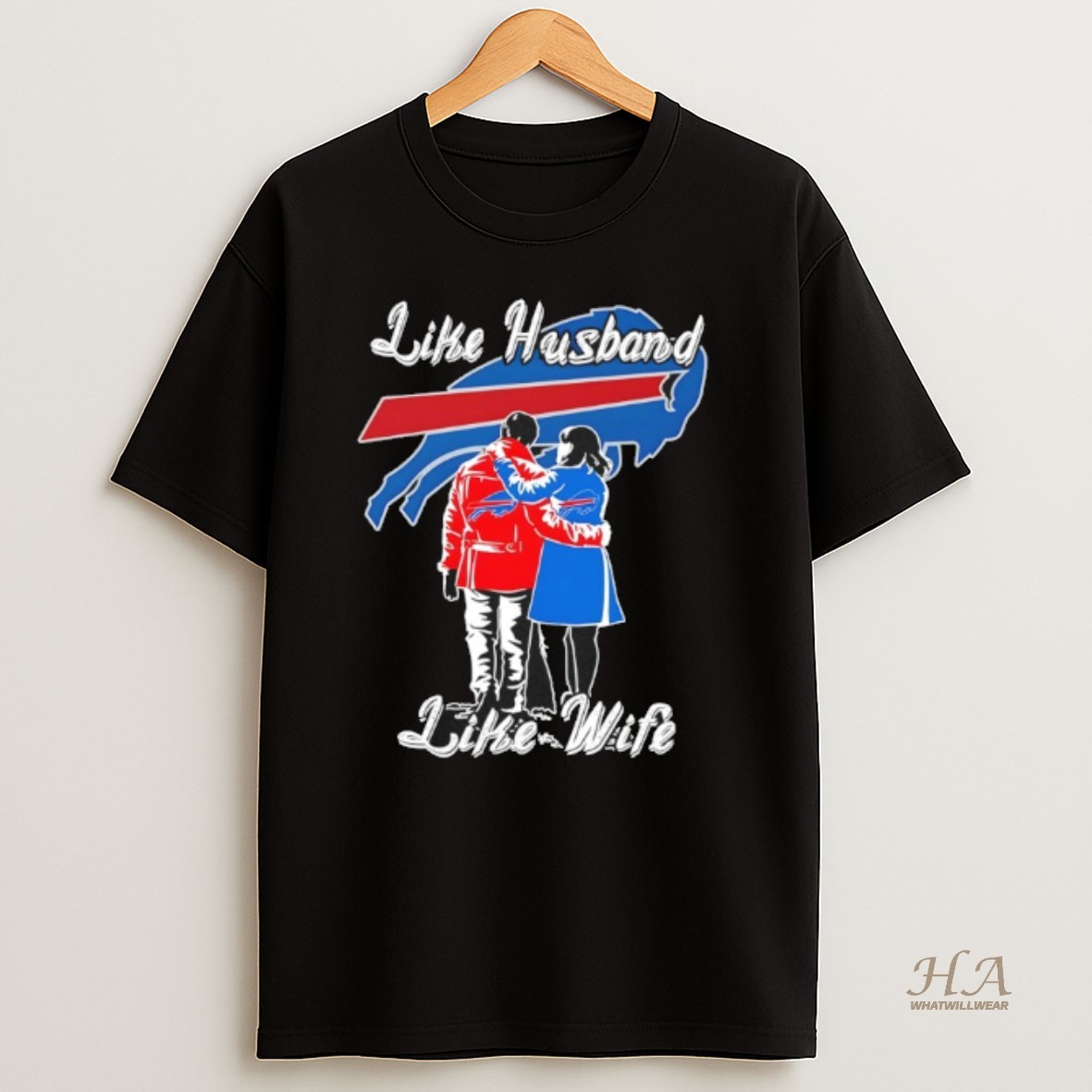 Official Like Husband Like Wife Like Buffalo Bills T Shirt
