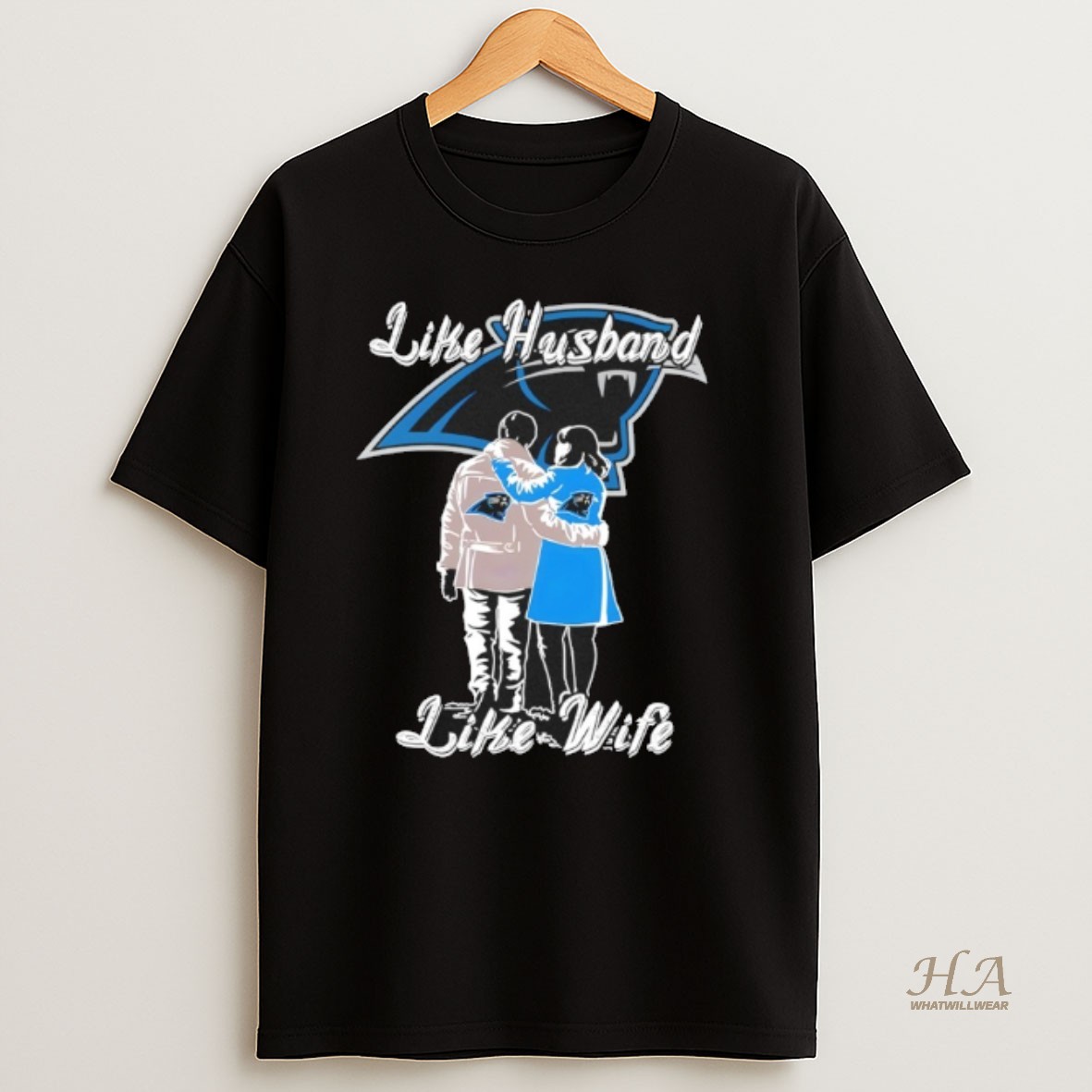 Official Like Husband Like Wife Like Carolina Panthers T Shirt