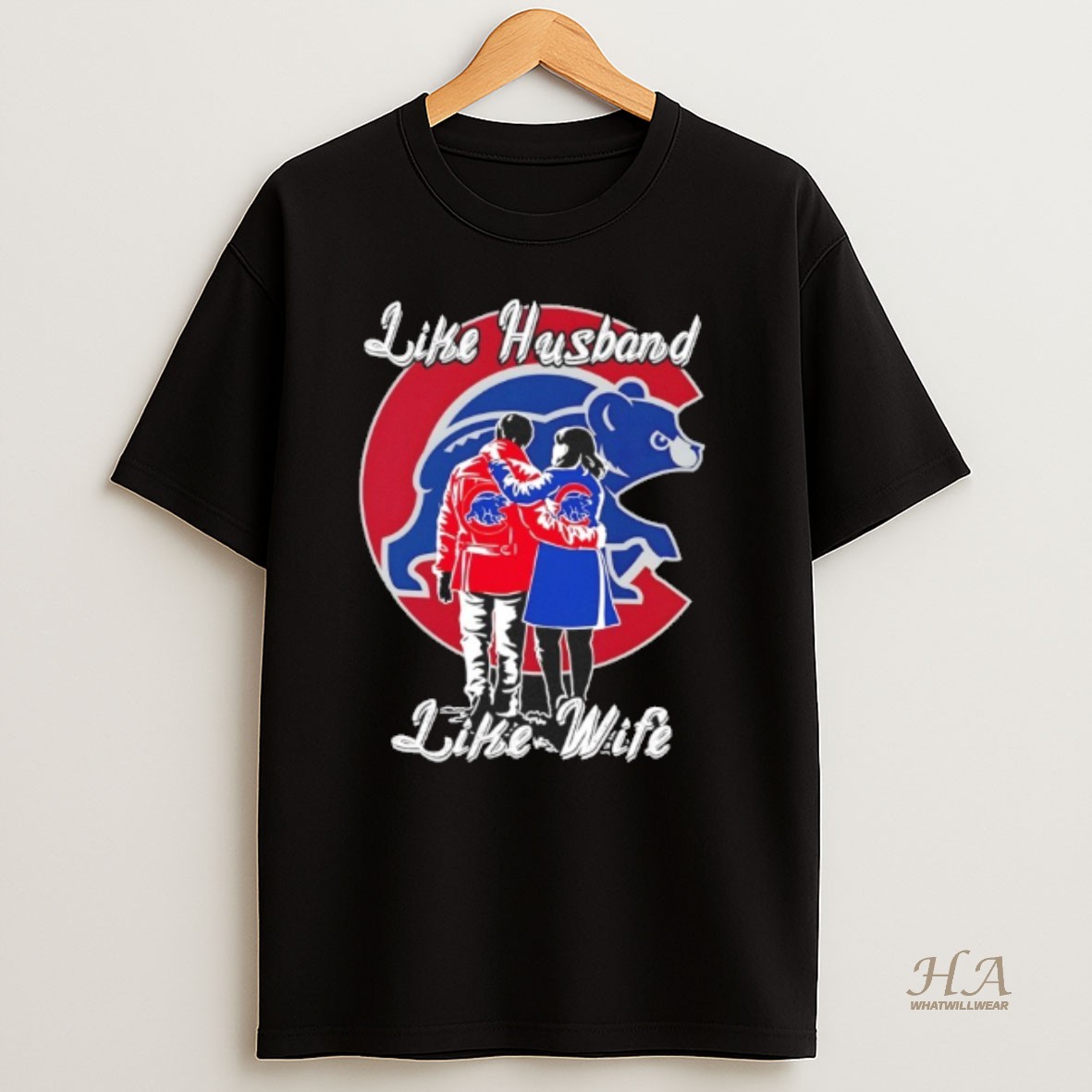 Official Like Husband Like Wife Like Chicago Cubs T Shirt