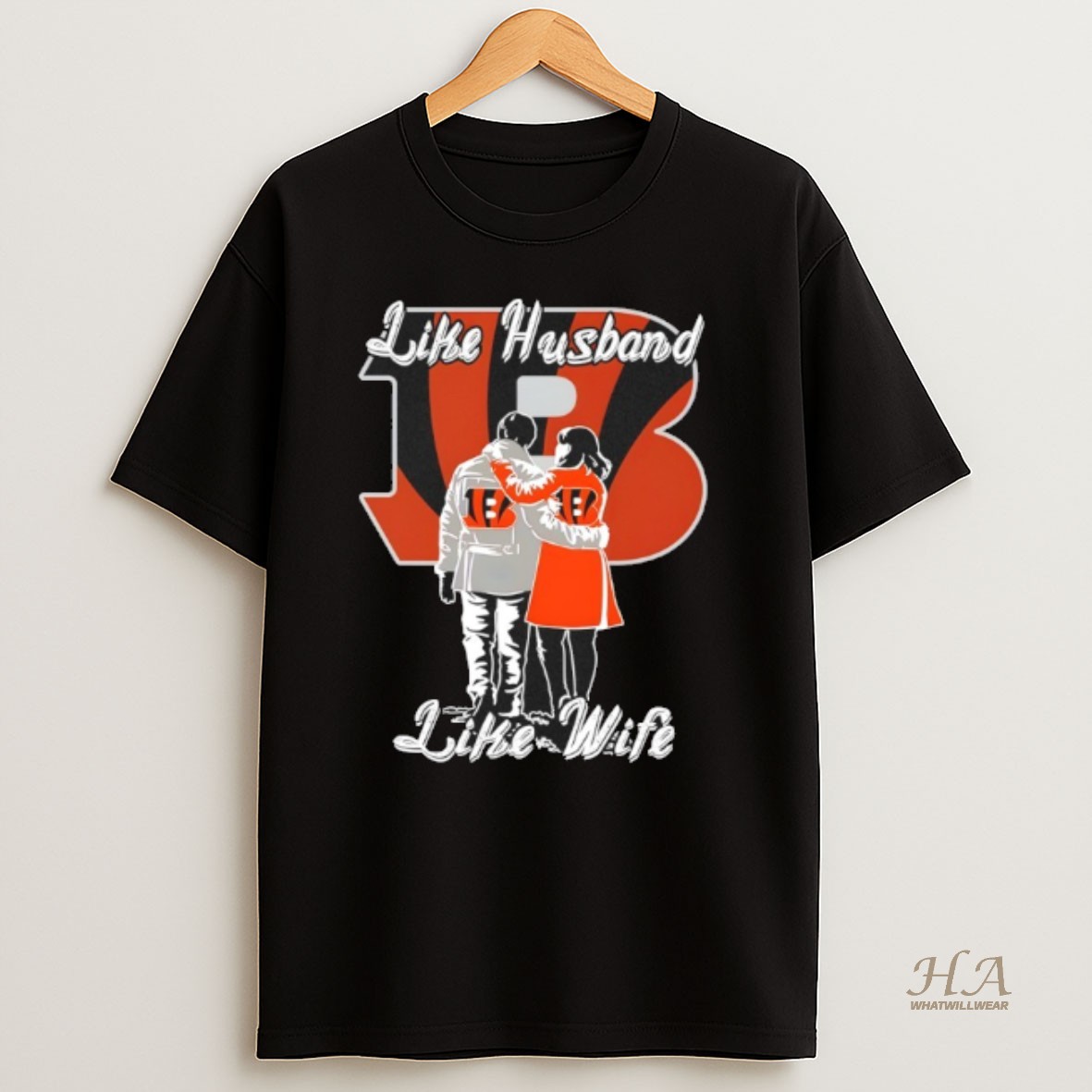 Official Like Husband Like Wife Like Cincinnati Bengals T Shirt