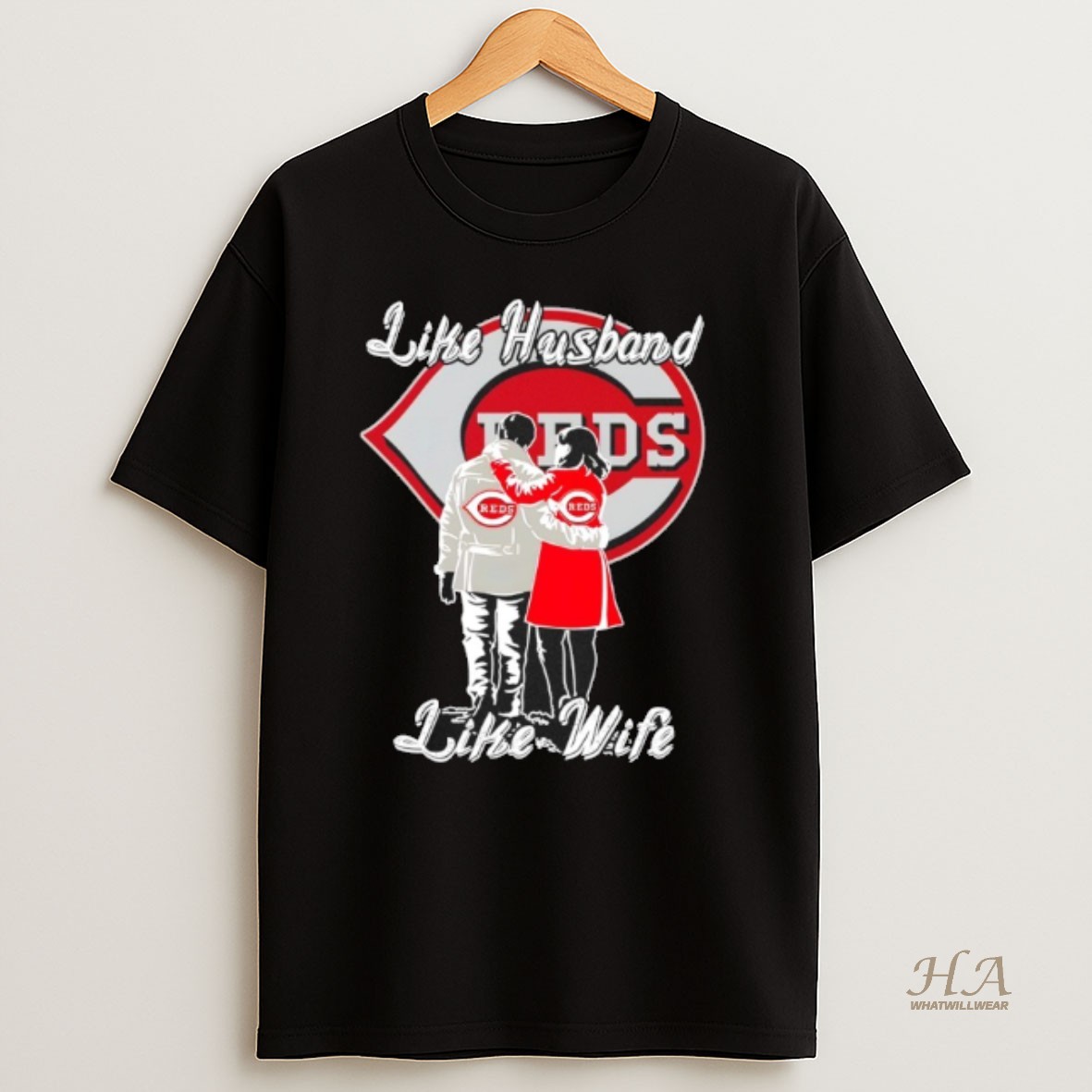 Official Like Husband Like Wife Like Cincinnati Reds T Shirt
