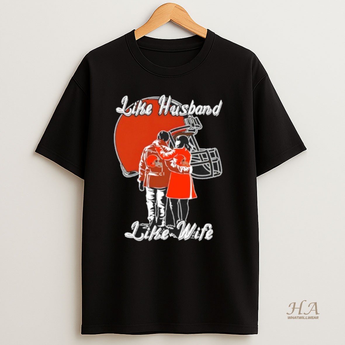 Official Like Husband Like Wife Like Cleveland Browns T Shirt