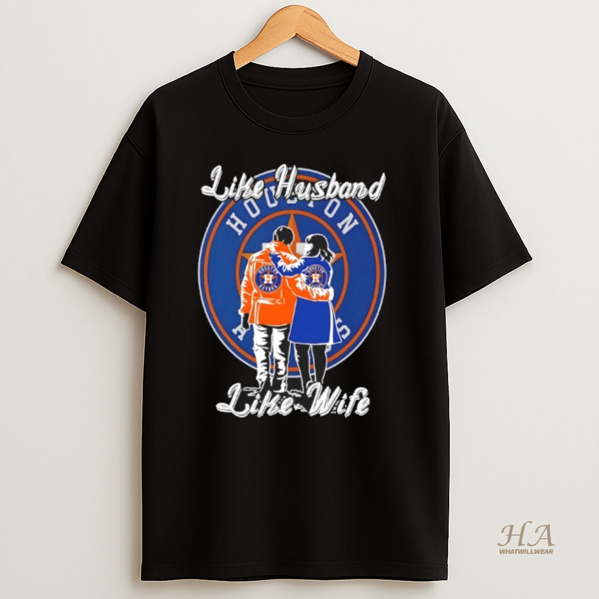 Official Like Husband Like Wife Like Houston Astros T Shirt