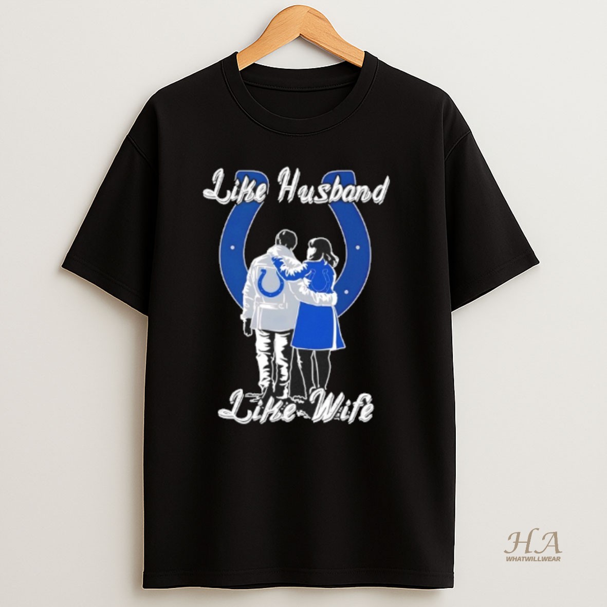 Official Like Husband Like Wife Like Indianapolis Colts T Shirt