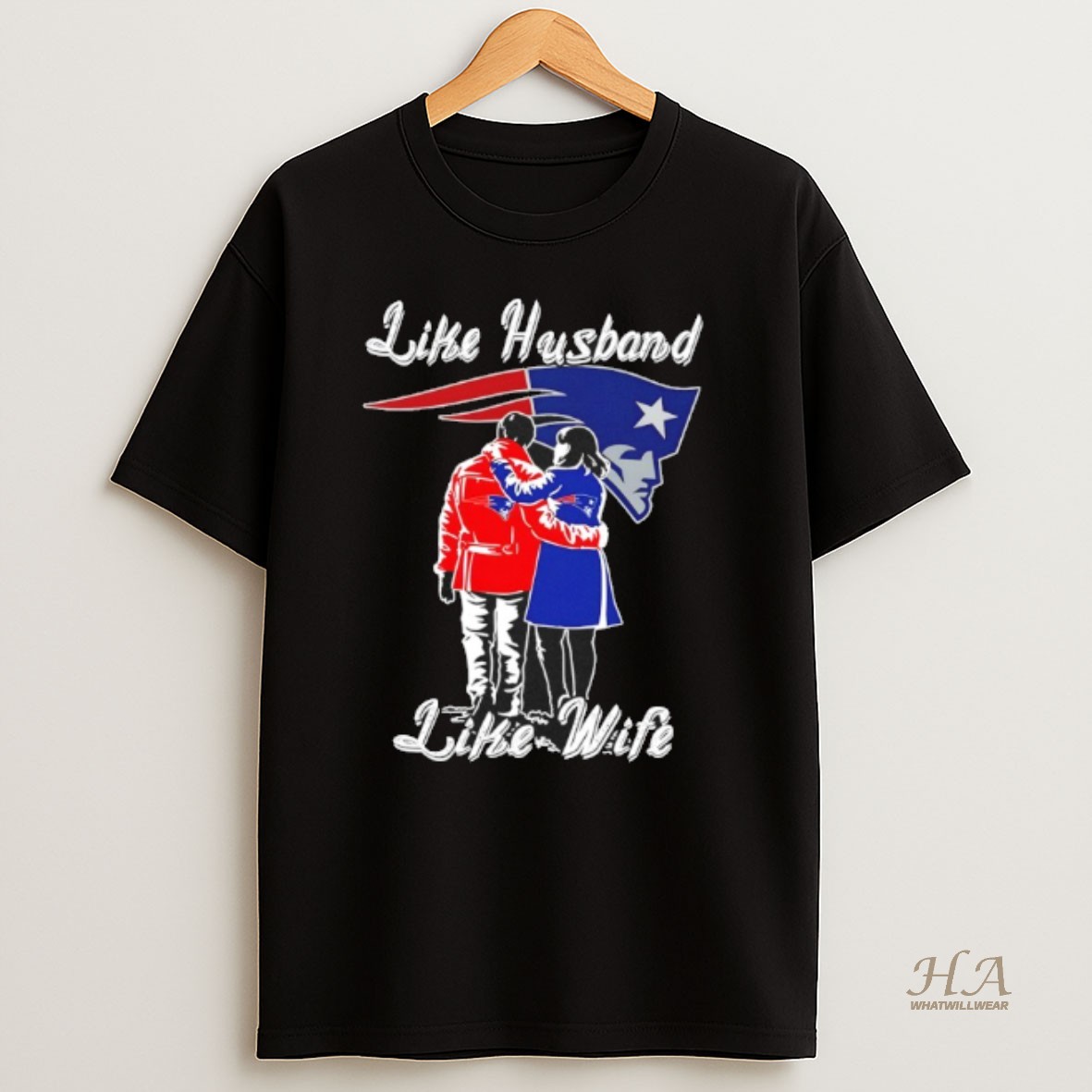 Official Like Husband Like Wife Like New England Patriots T Shirt