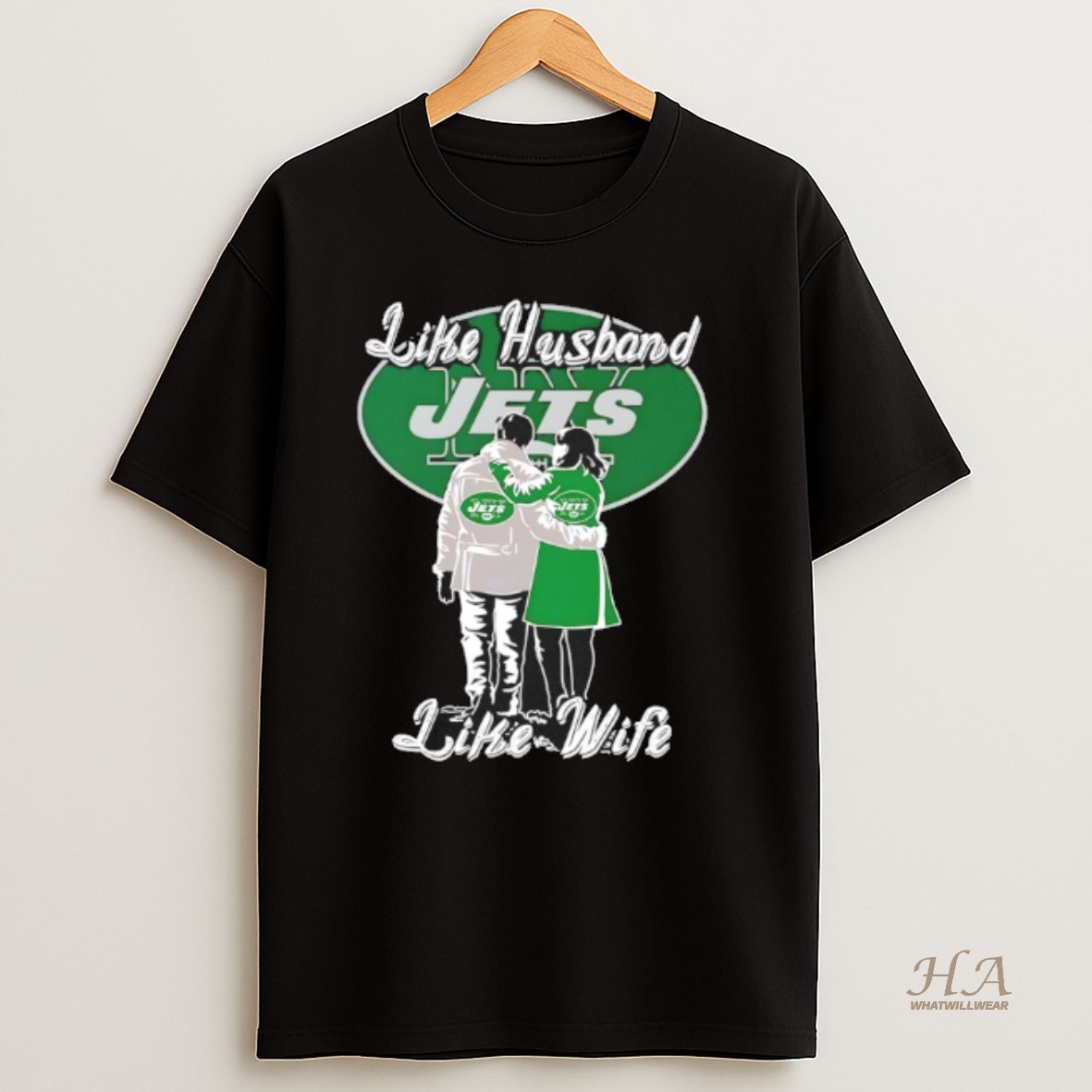 Official Like Husband Like Wife Like New York Jets T Shirt