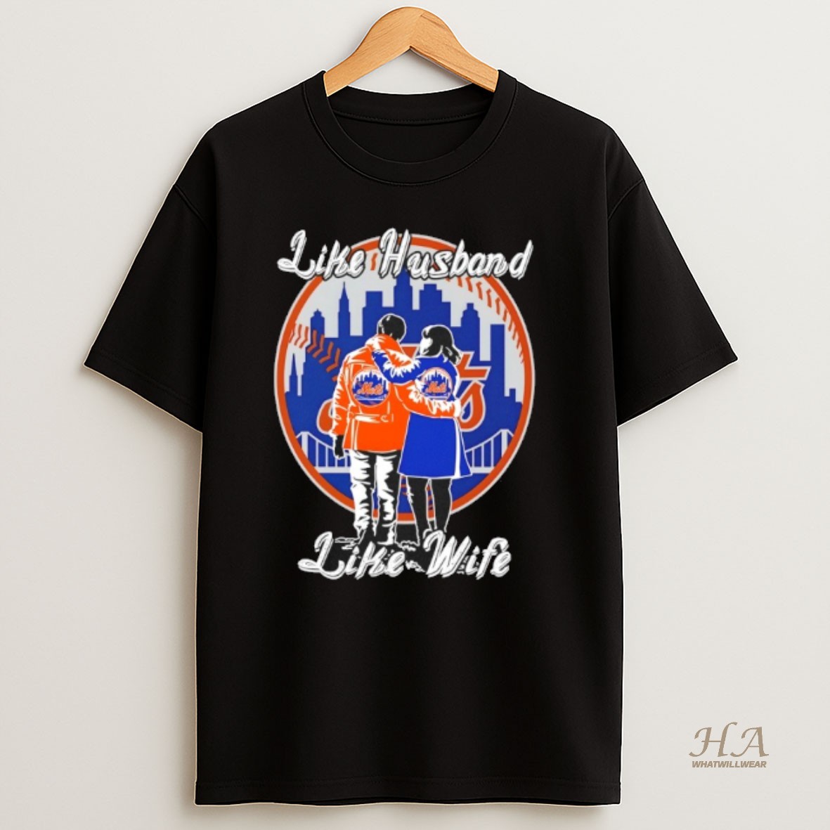 Official Like Husband Like Wife Like New York Mets T Shirt