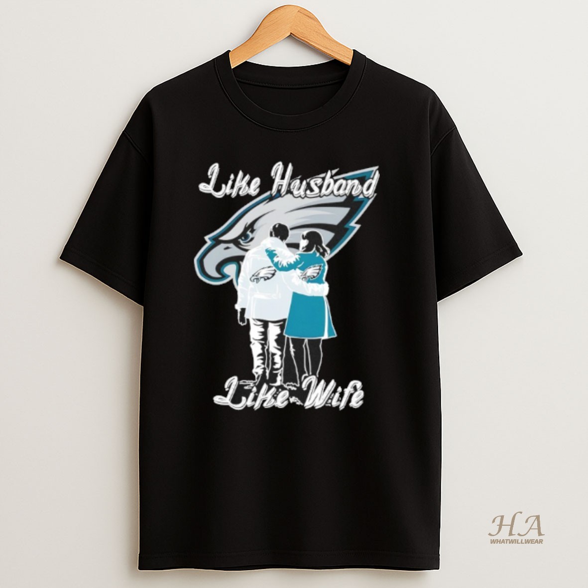 Official Like Husband Like Wife Like Philadelphia Eagles T Shirt