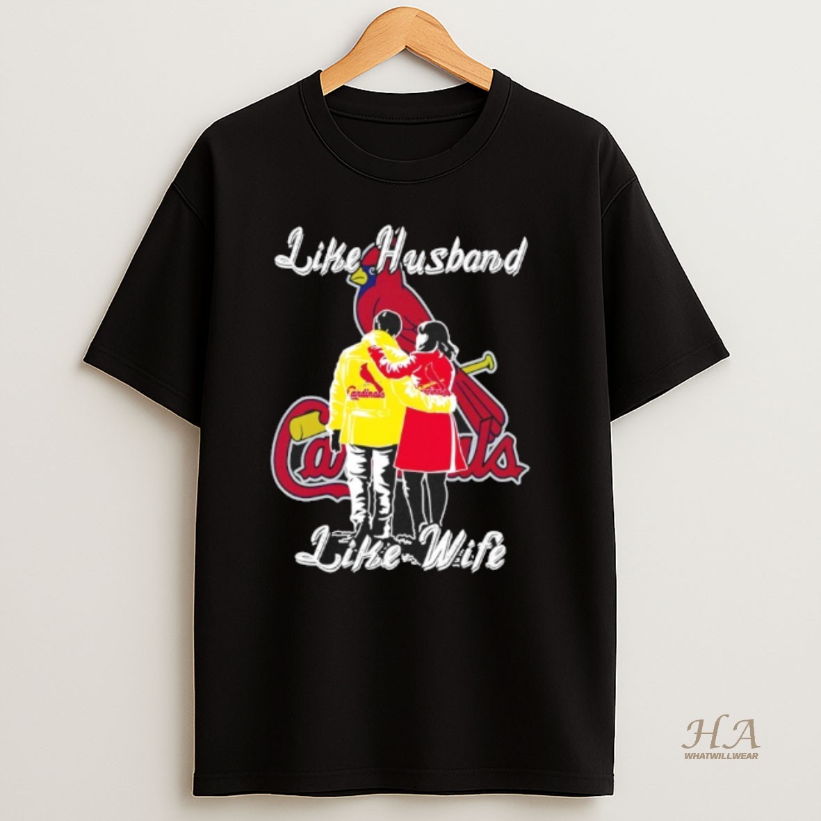 Official Like Husband Like Wife Like St Louis Cardinals T Shirt