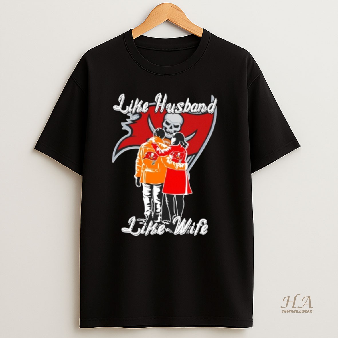 Official Like Husband Like Wife Like Tampa Bay Buccaneers T Shirt