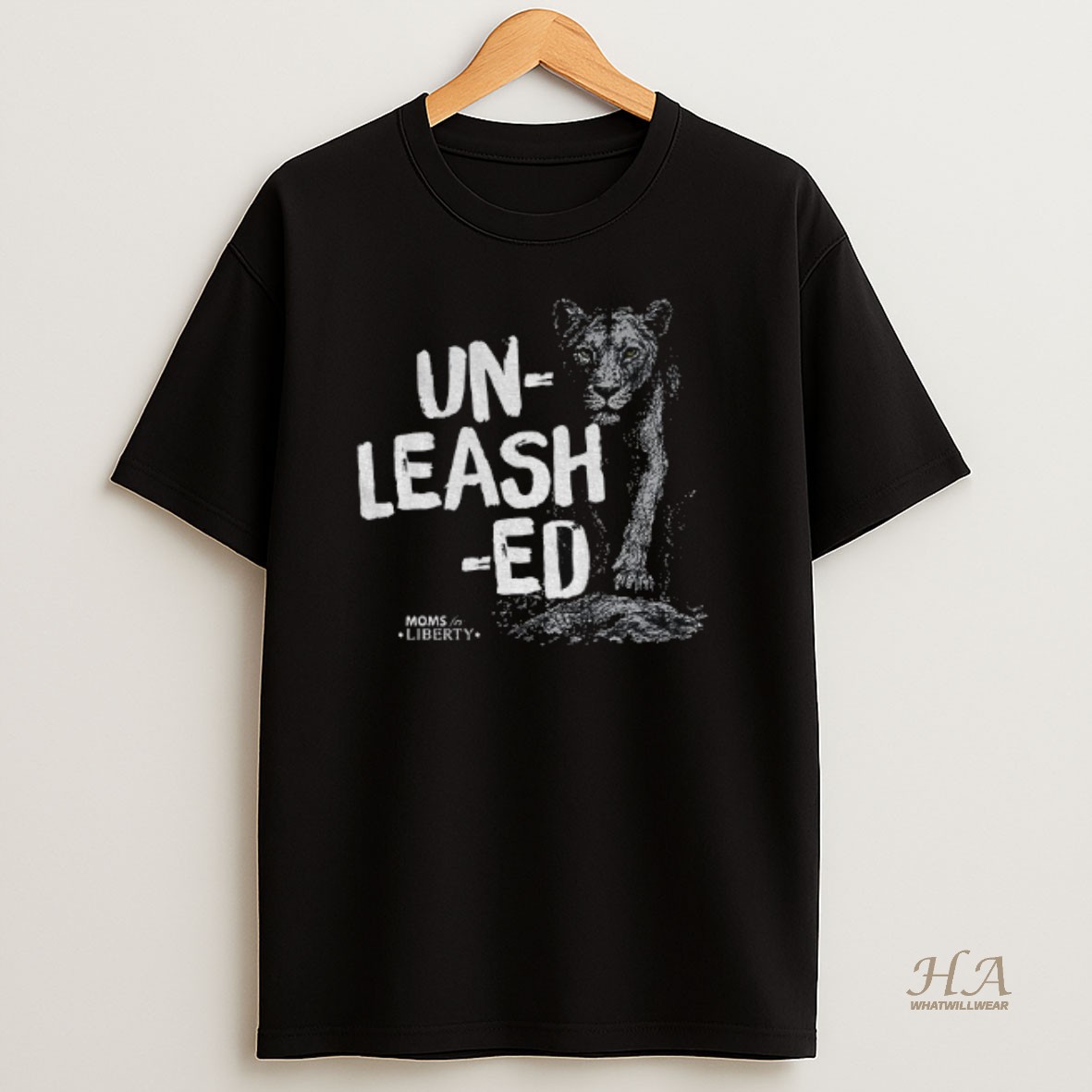 Official Lion Unleashed Moms For Liberty Vintage T Shirt