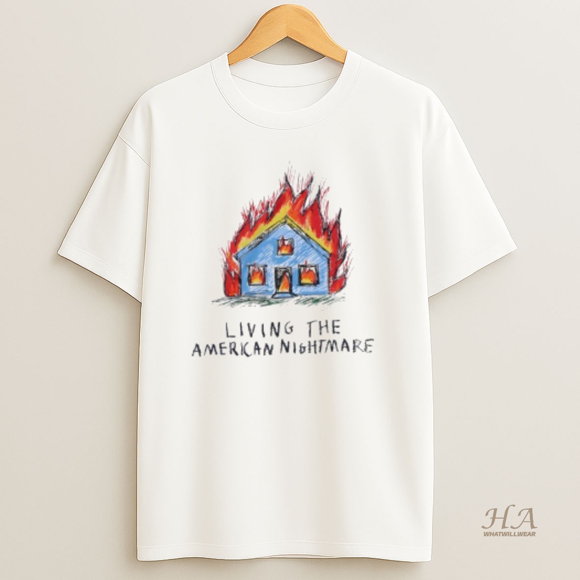 Official Living The American Nightmare T Shirt