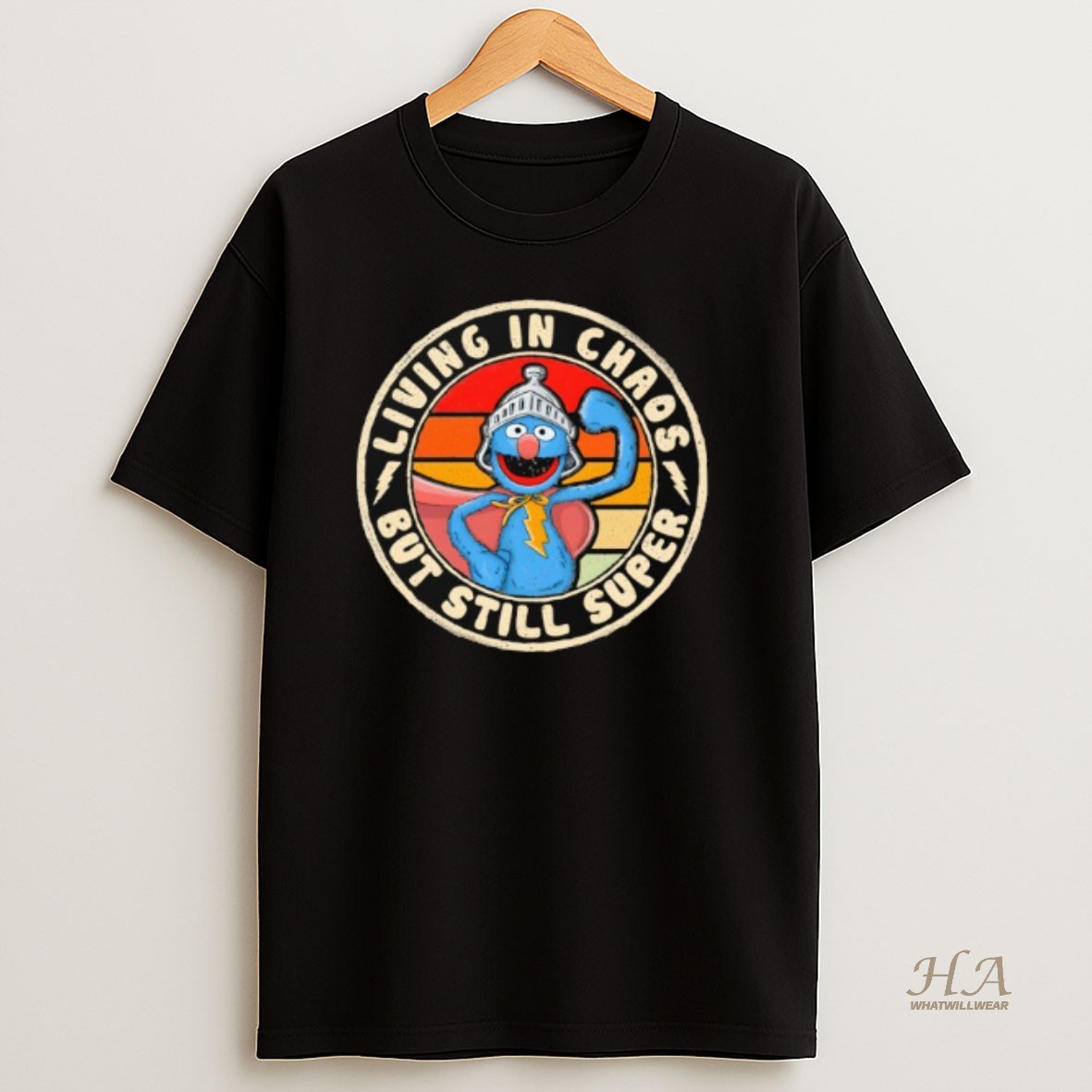 Official Living In Chaos But Still Super T Shirt