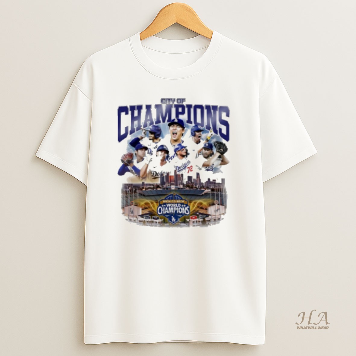 Official Los Angeles City Of Champions World Series 2025 Vintage T Shirt