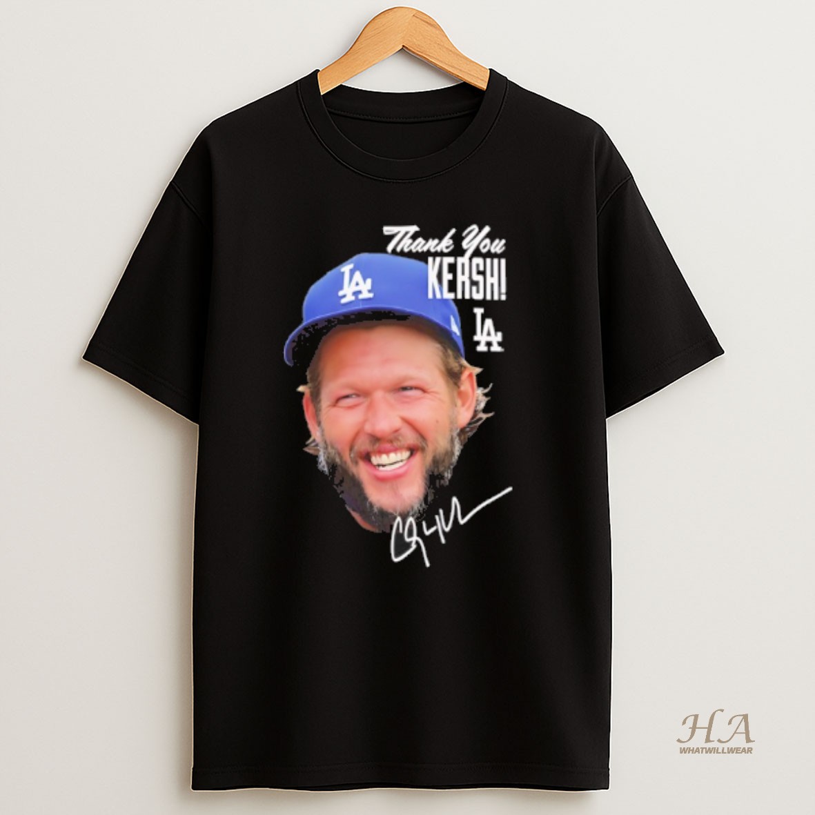 Official Los Angeles Dodgers Thank You Clayton Kershaw Retirement Signature T Shirt