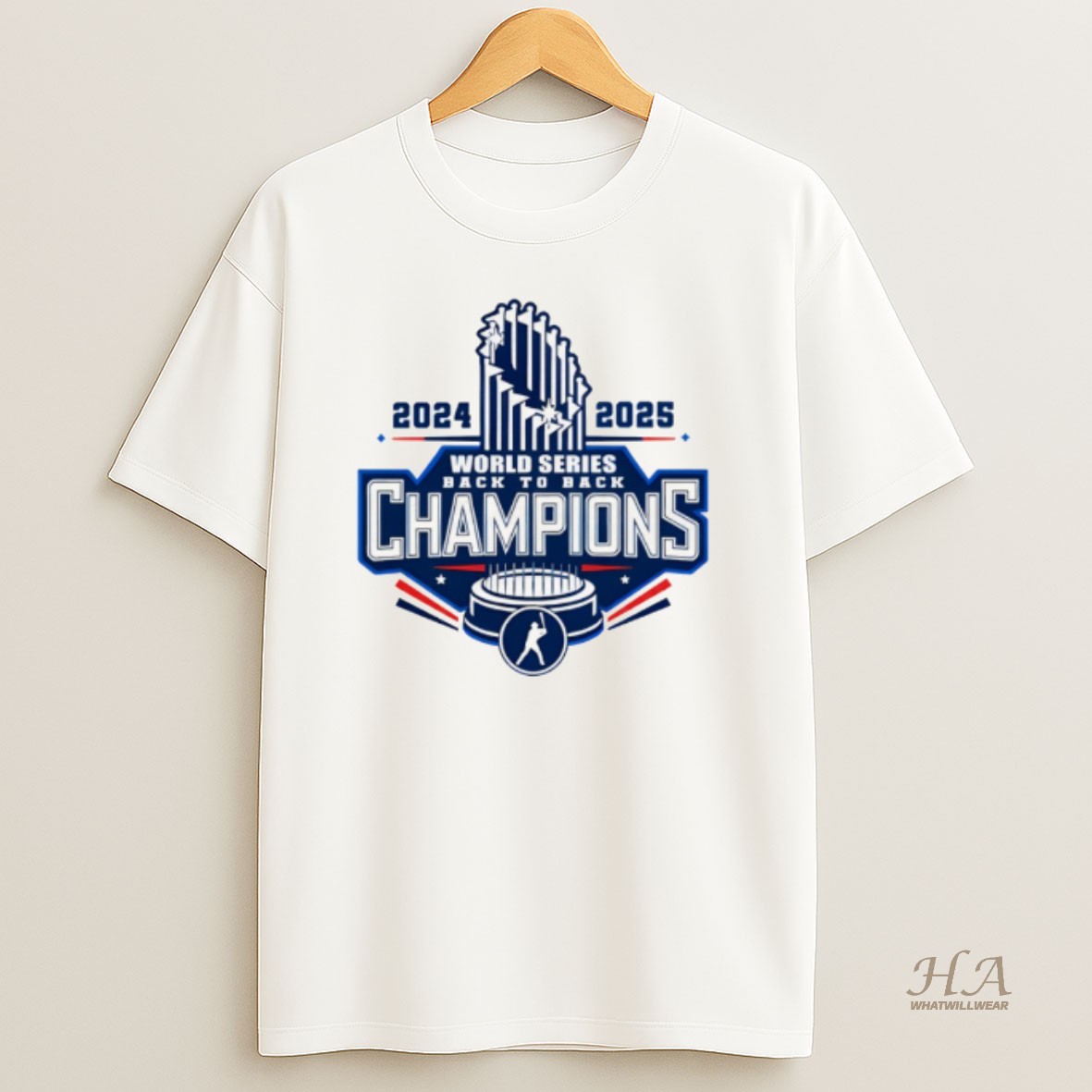 Official Los Angeles Dodgers Trophy World Series Back To Back 2024 2025 Champions Mlb Shirt