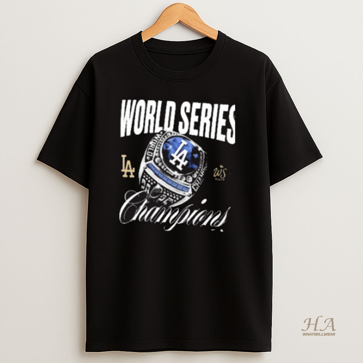 Official Los Angeles Dodgers Win Toronto Blue Jays 2025 World Series Champions Ring T Shirt