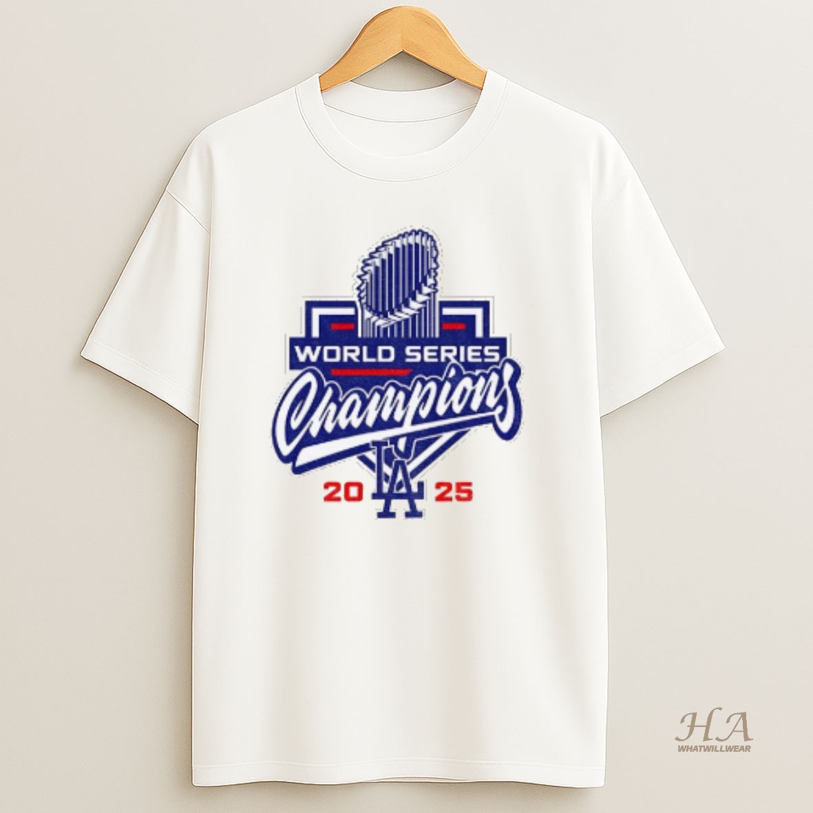 Official Los Angeles Dodgers Winner 2025 World Series Champions Mlb Logo T Shirt