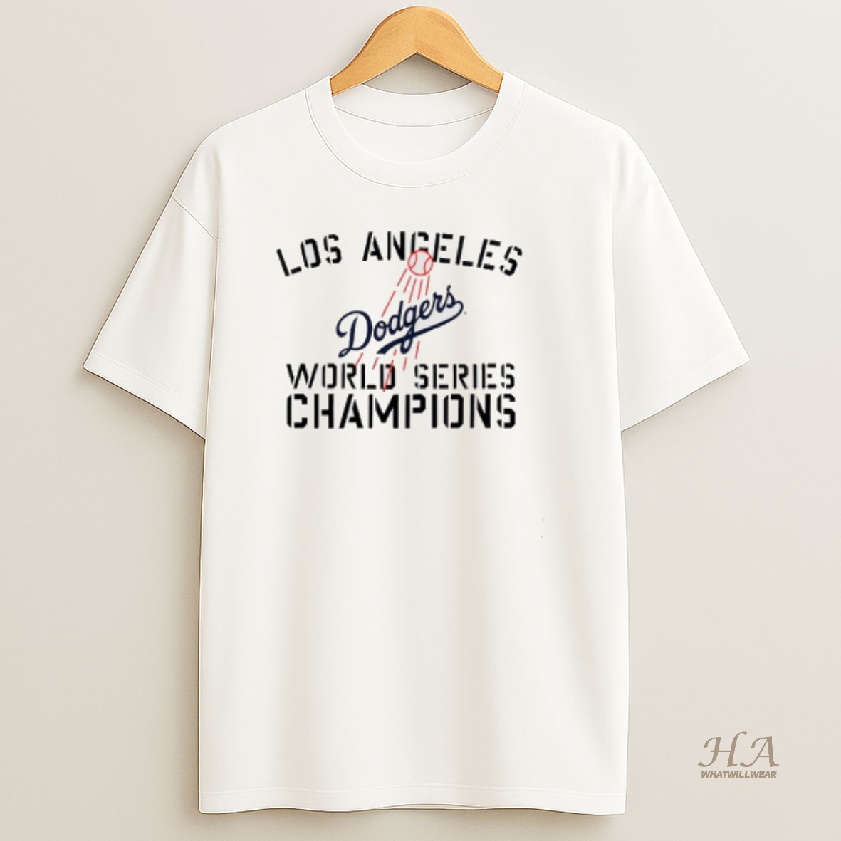 Official Los Angeles Dodgers World Series Champions 2025 Text T Shirt