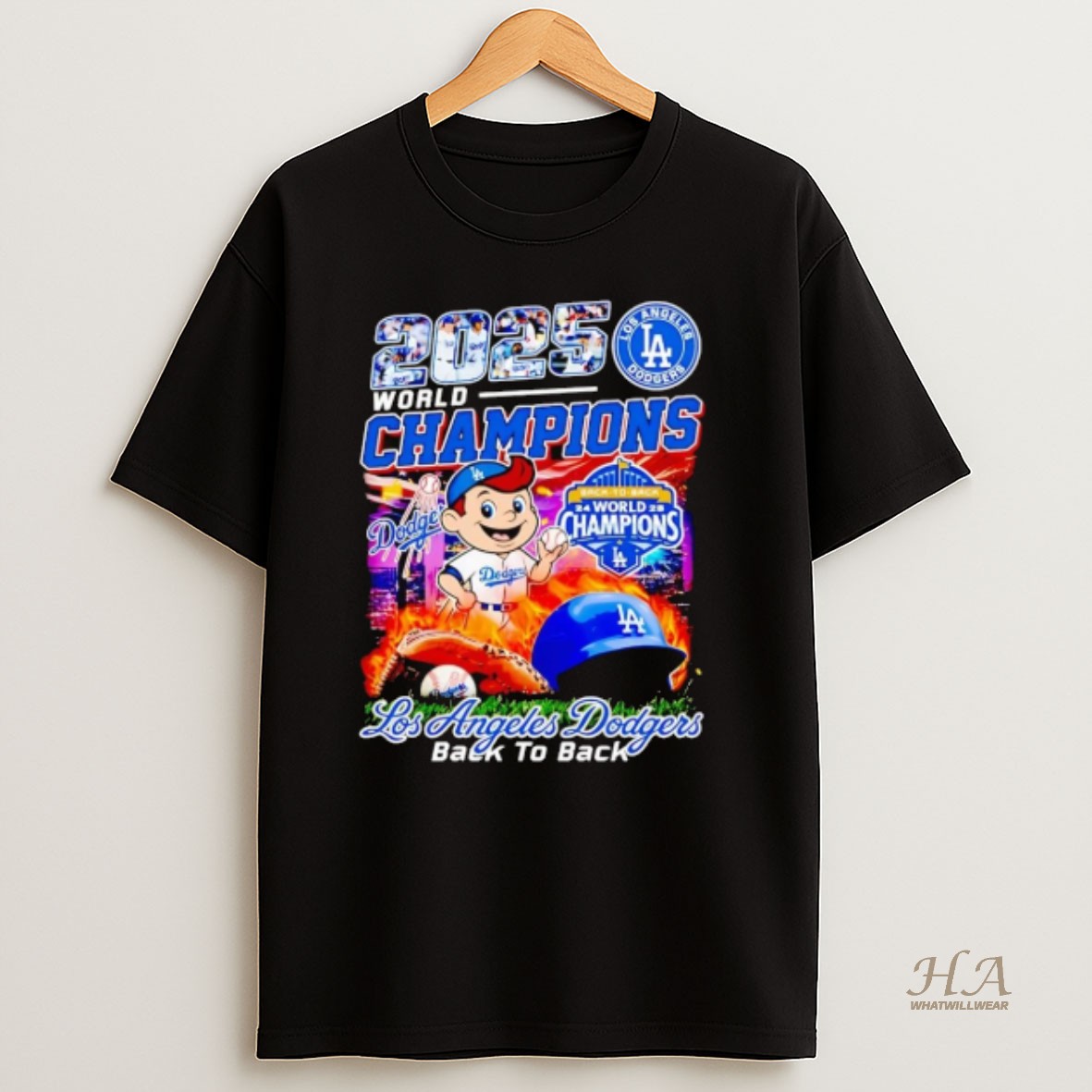 Official Los Angeles Dodgers Back To Back World Champions 2025 T Shirt