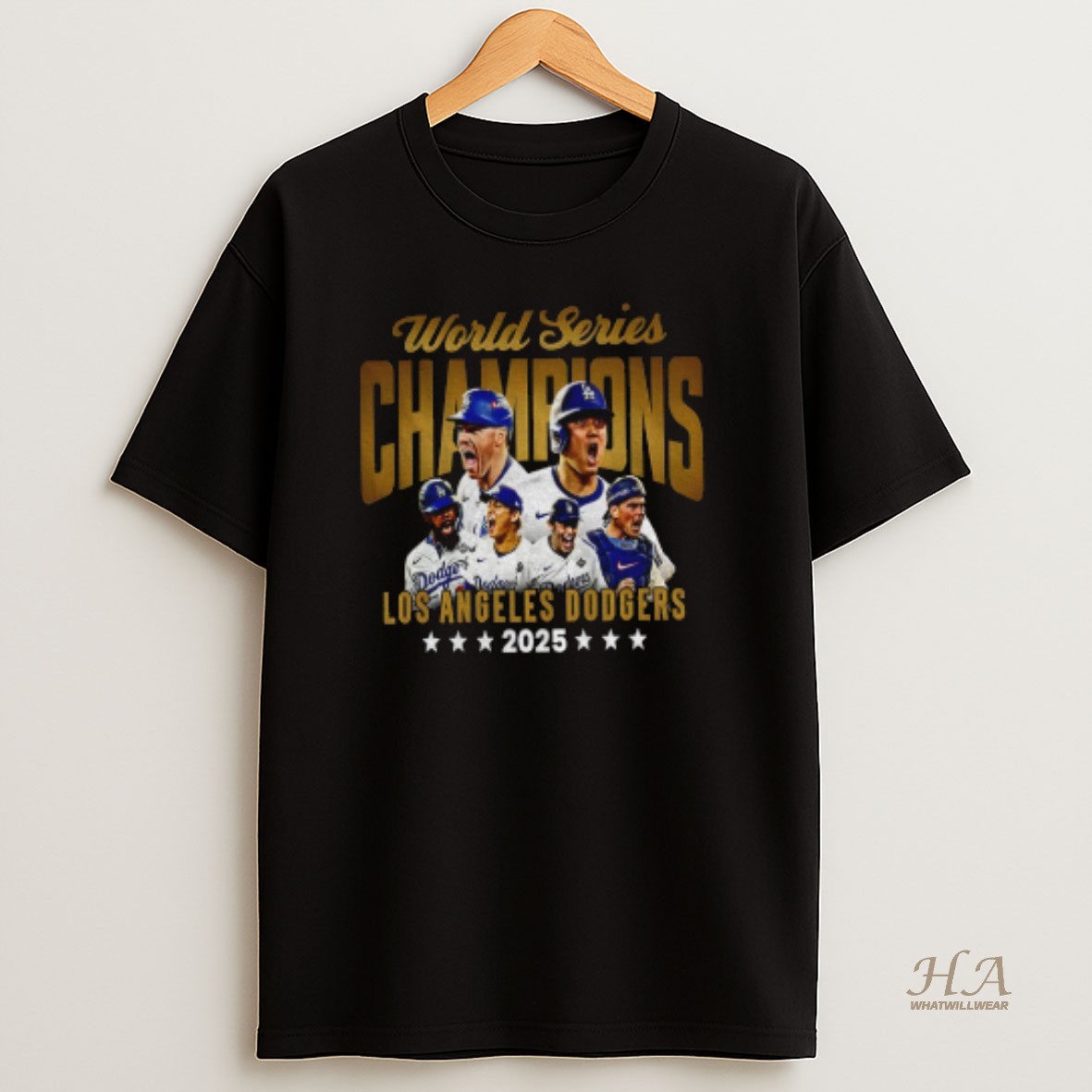 Official Los Angeles Dodgers Big Six World Series 2025 Champions Vintage T Shirt