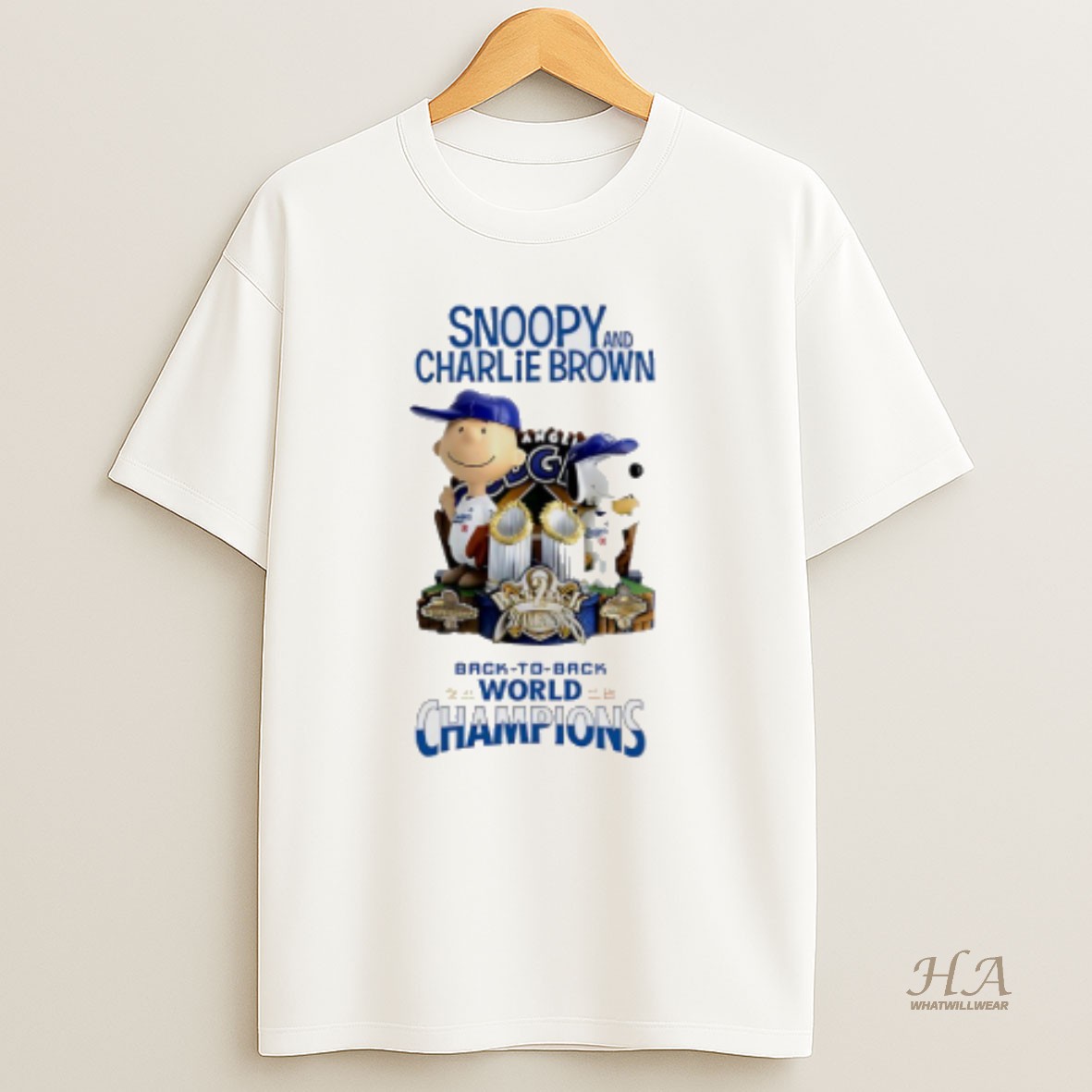 Official Los Angeles Dodgers X Snoopy Peanuts 2025 World Series Back To Back Champions T Shirt