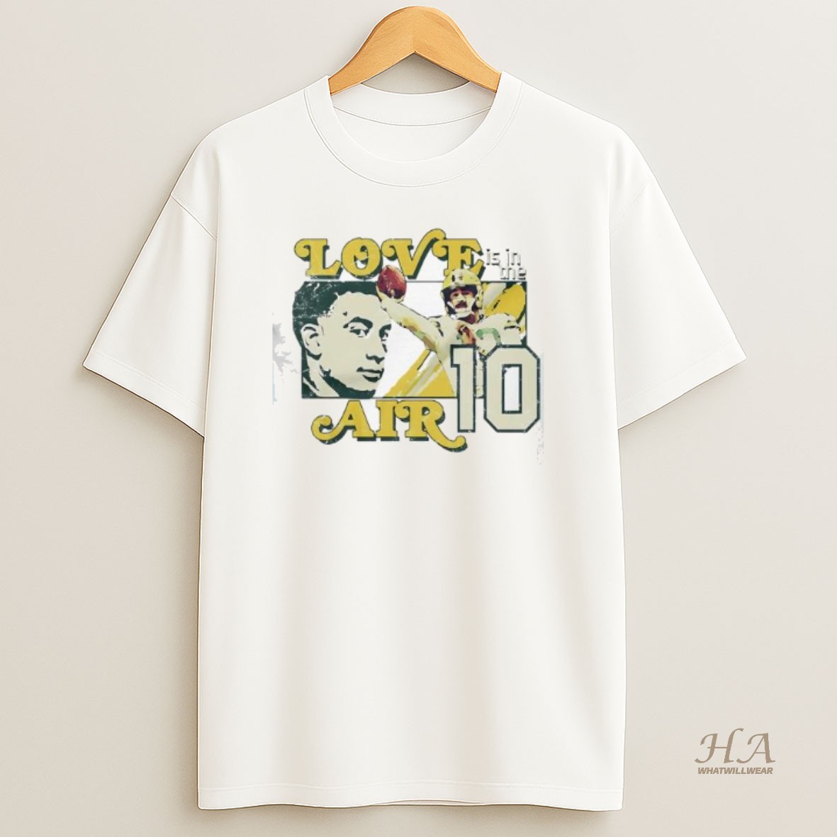 Official Love Is In The Air Green Bay Packers T Shirt