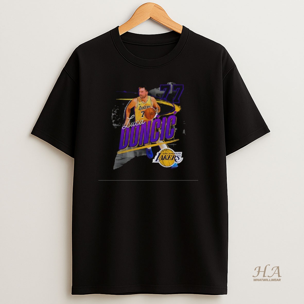 Official Luka Doncic 77 Los Angeles Lakers Nba Basketball Player T Shirt