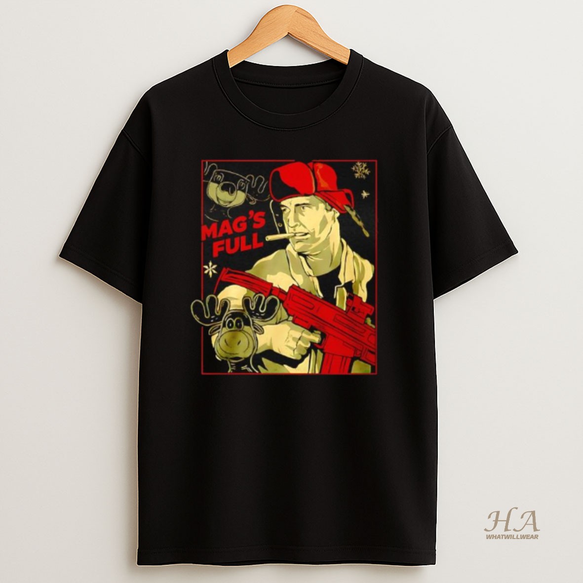 Official Mags Full Man Cigar Rifle T Shirt