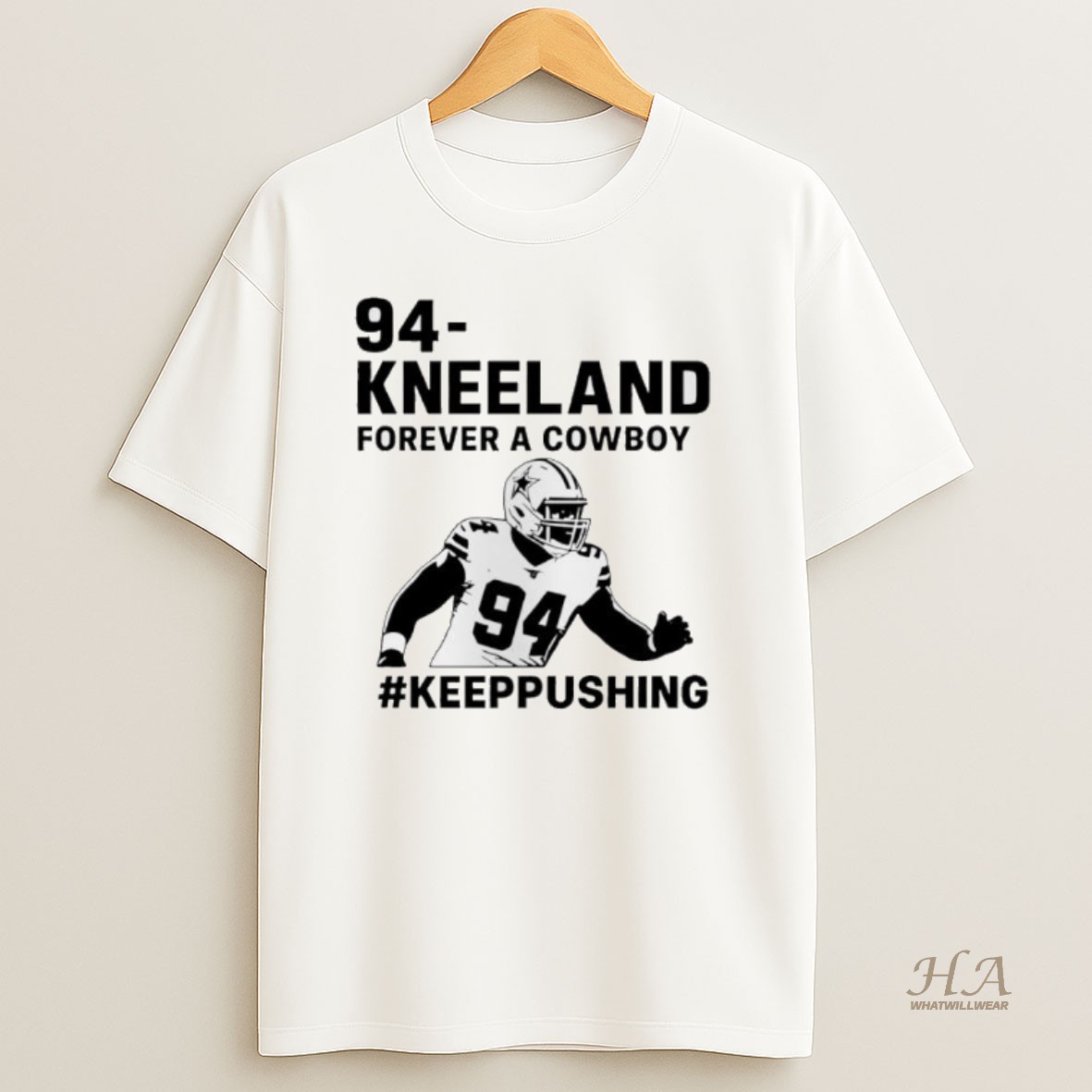 Official Marshawn Kneeland Rip Football 94 Forever A Dallas Cowboys Nfl T Shirt