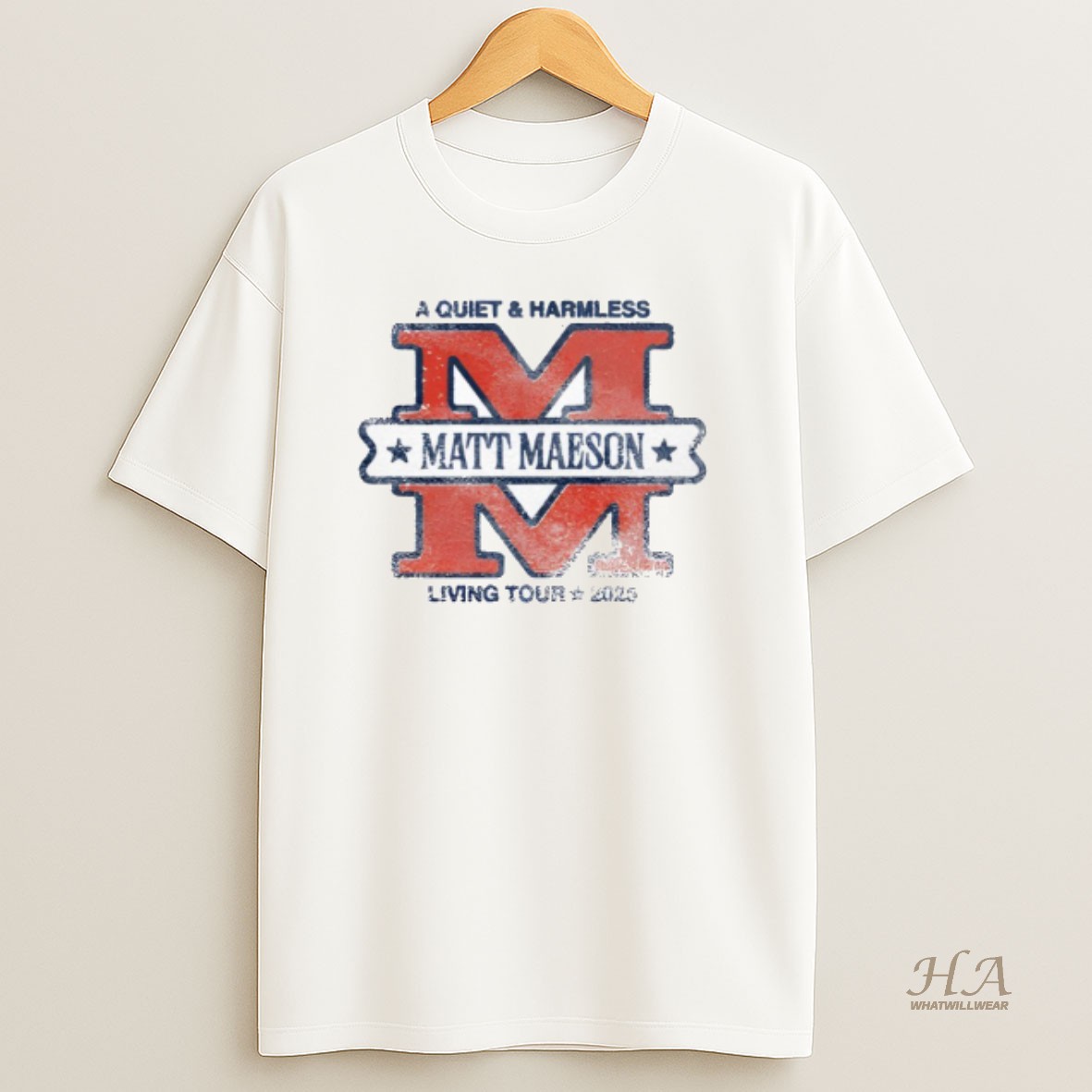 Official Matt Maeson Collegiate Mm T Shirt