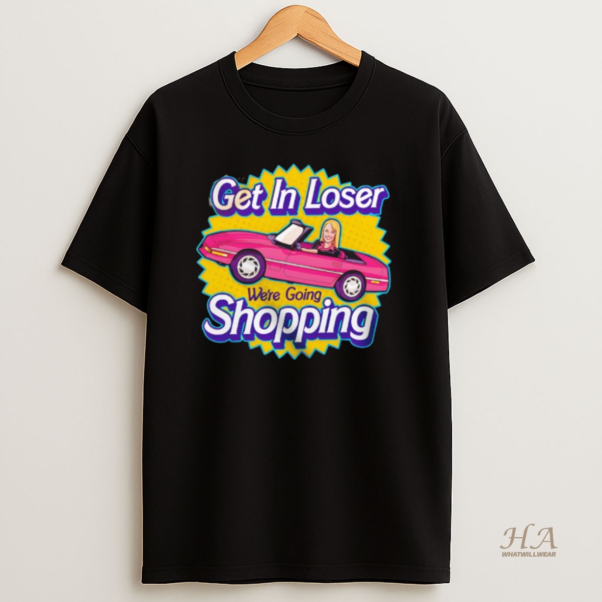 Official Mean Girls In The Style Of Barbie Get In Loser Were Going Shopping Shirt