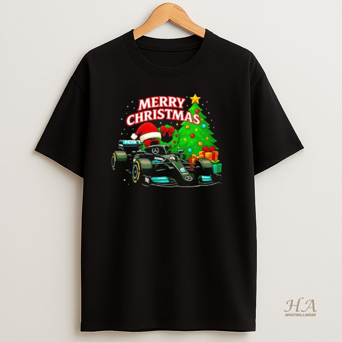 Official Mercedes F1 Christmas T Shirt