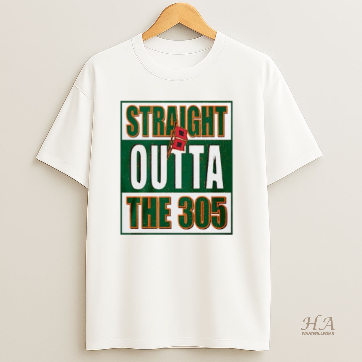 Official Miami Hurricanes Straight Outta The 305 T Shirt