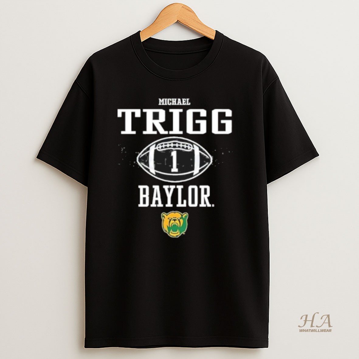 Official Michael Trigg Baylor Football Game Day T Shirt
