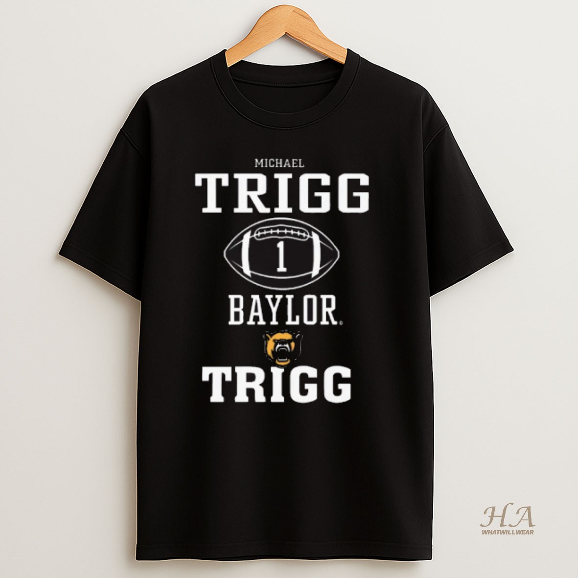 Official Michael Trigg Baylor Trigg Baylor Bears Nil T Shirt