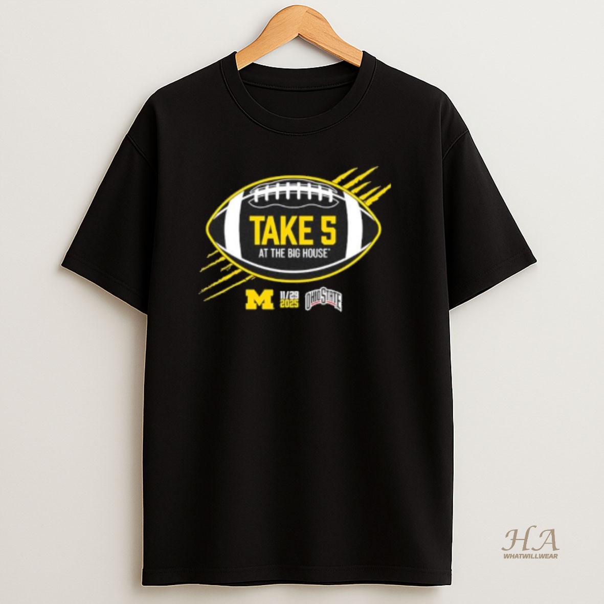 Official Michigan Football Vs T Shirt