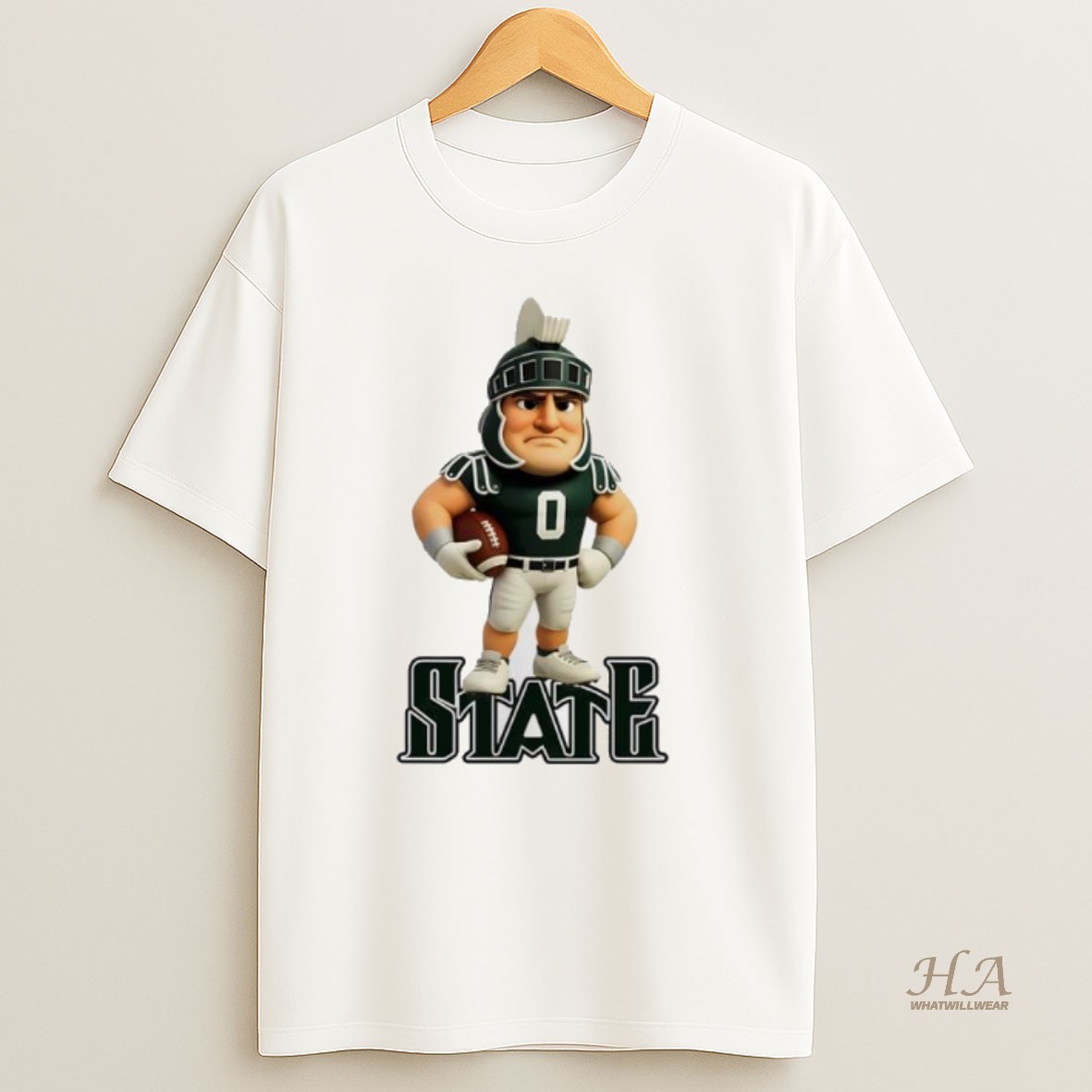 Official Michigan State Sparty Mascot Funny Style T Shirt