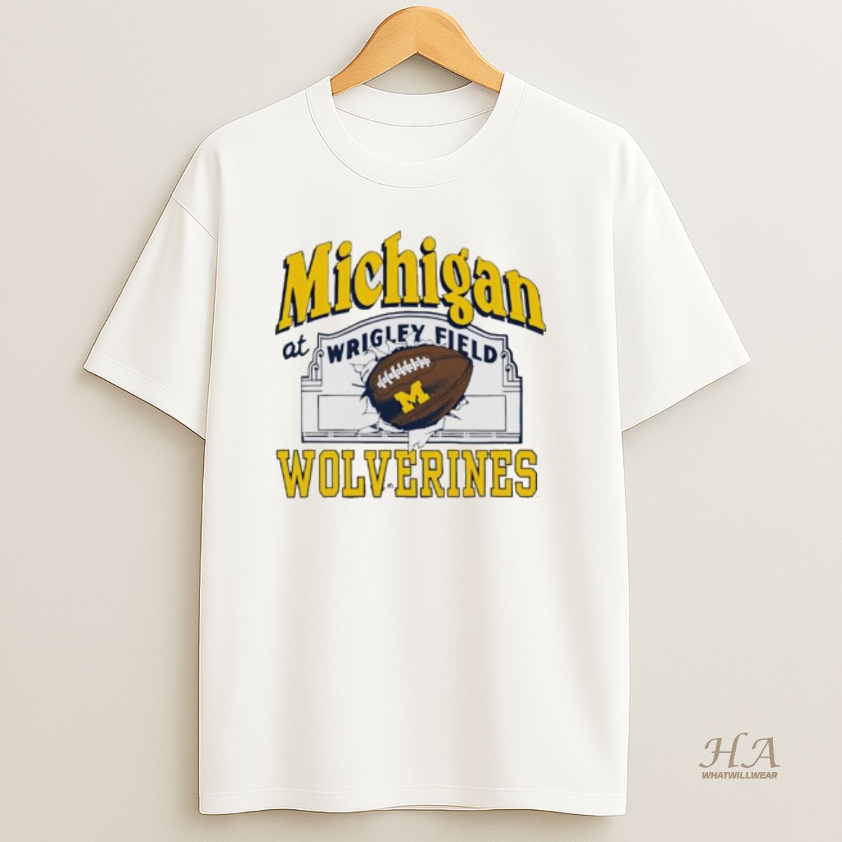 Official Michigan Wolverines Wrigley Field Game 2025 T Shirt