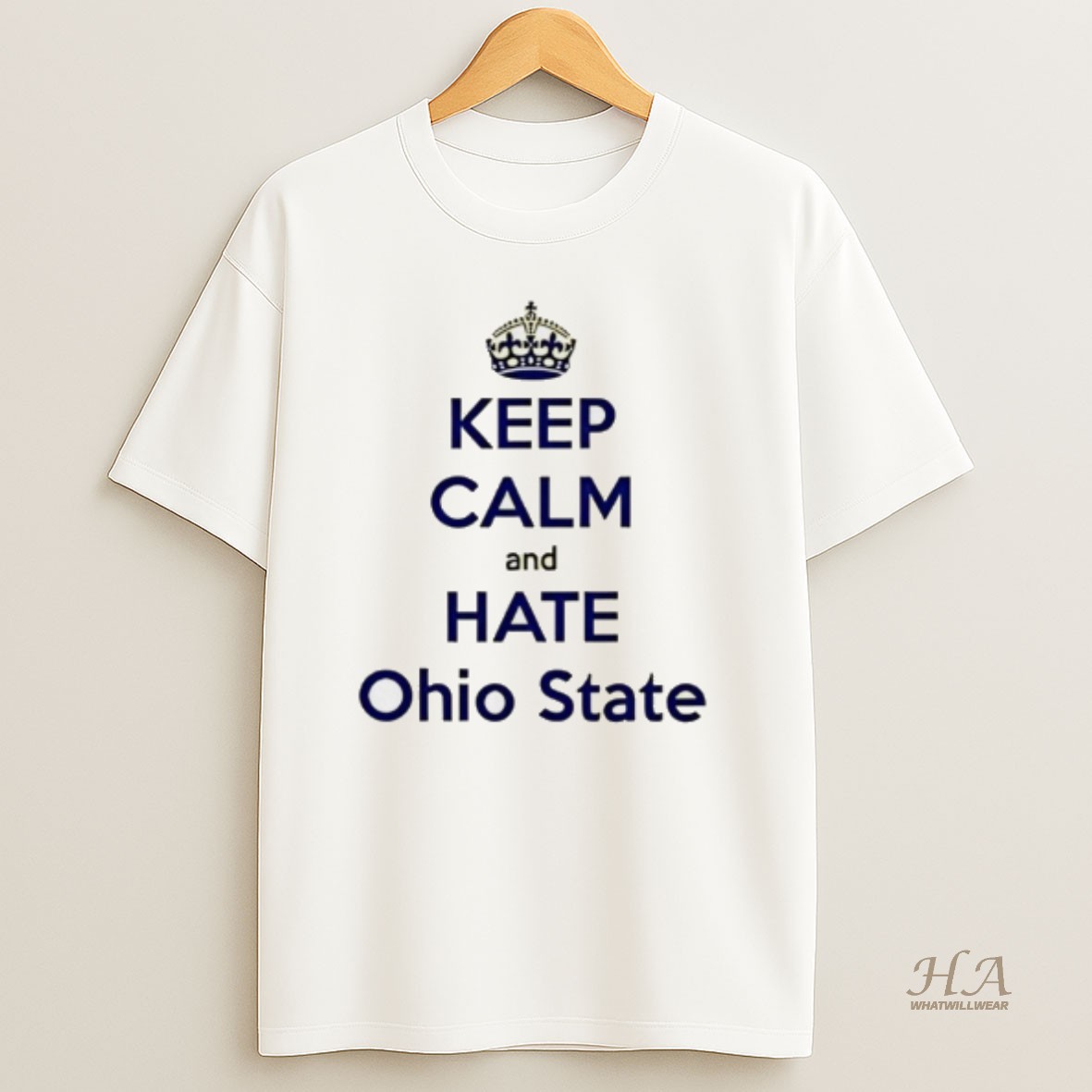 Official Michigan Wolverines Keep Calm And Hate Ohio State T Shirt