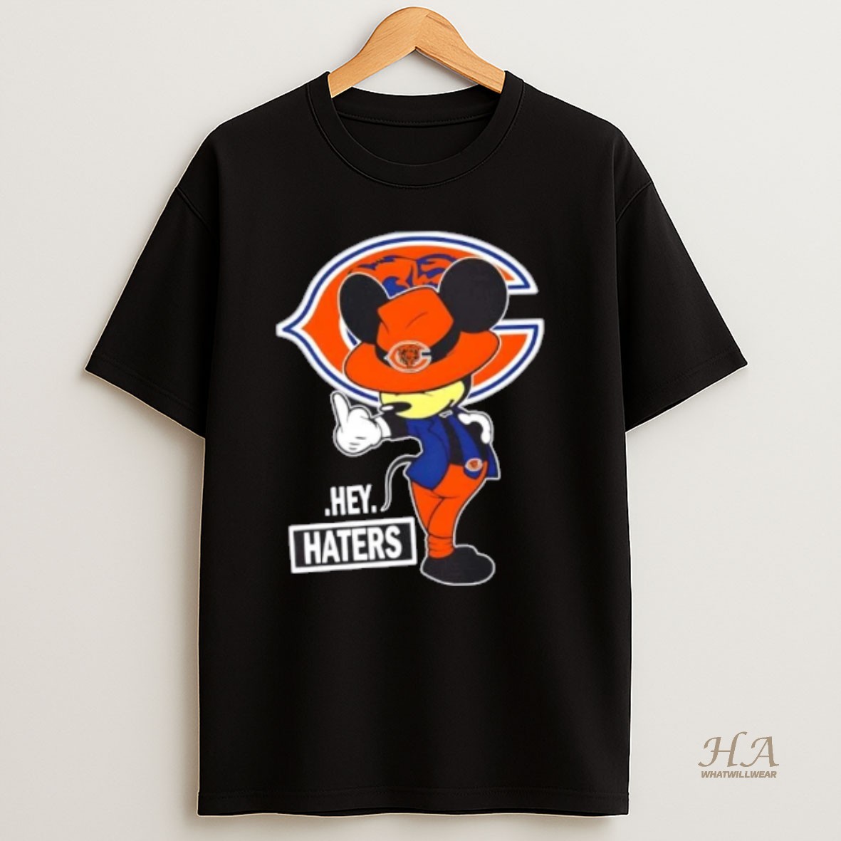 Official Mickey Hey Hater Chicago Bears Football T Shirt