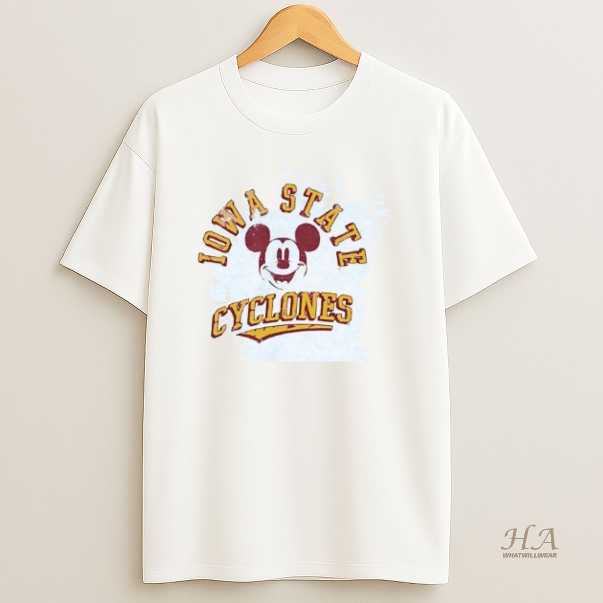 Official Mickey Iowa State Cyclones T Shirt