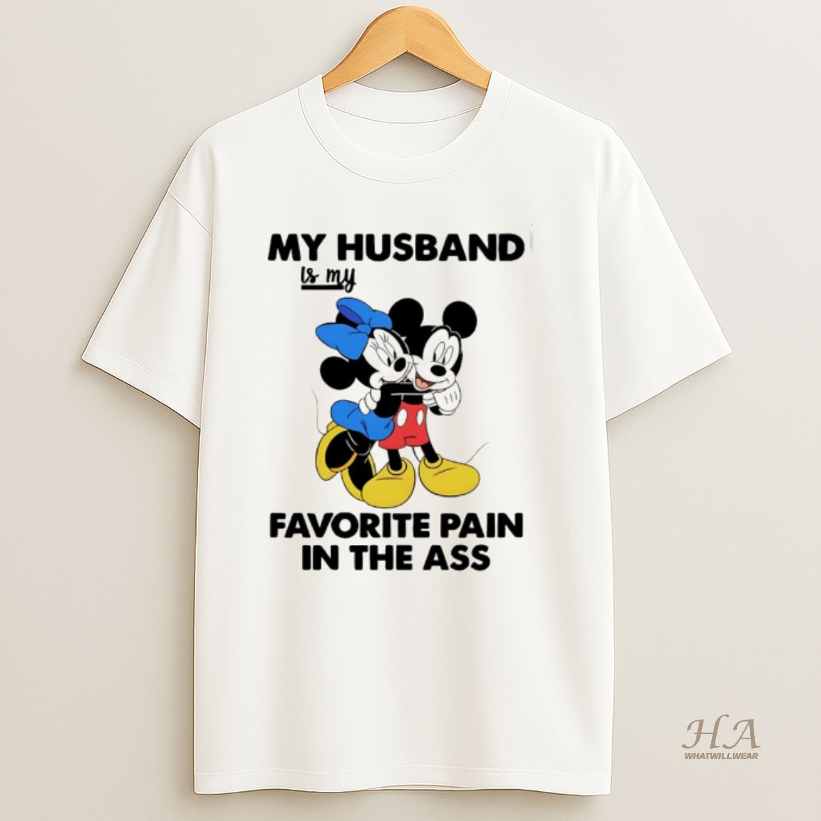 Official Mickey My Husband Is My Favorite Pain In The Ass Shirt